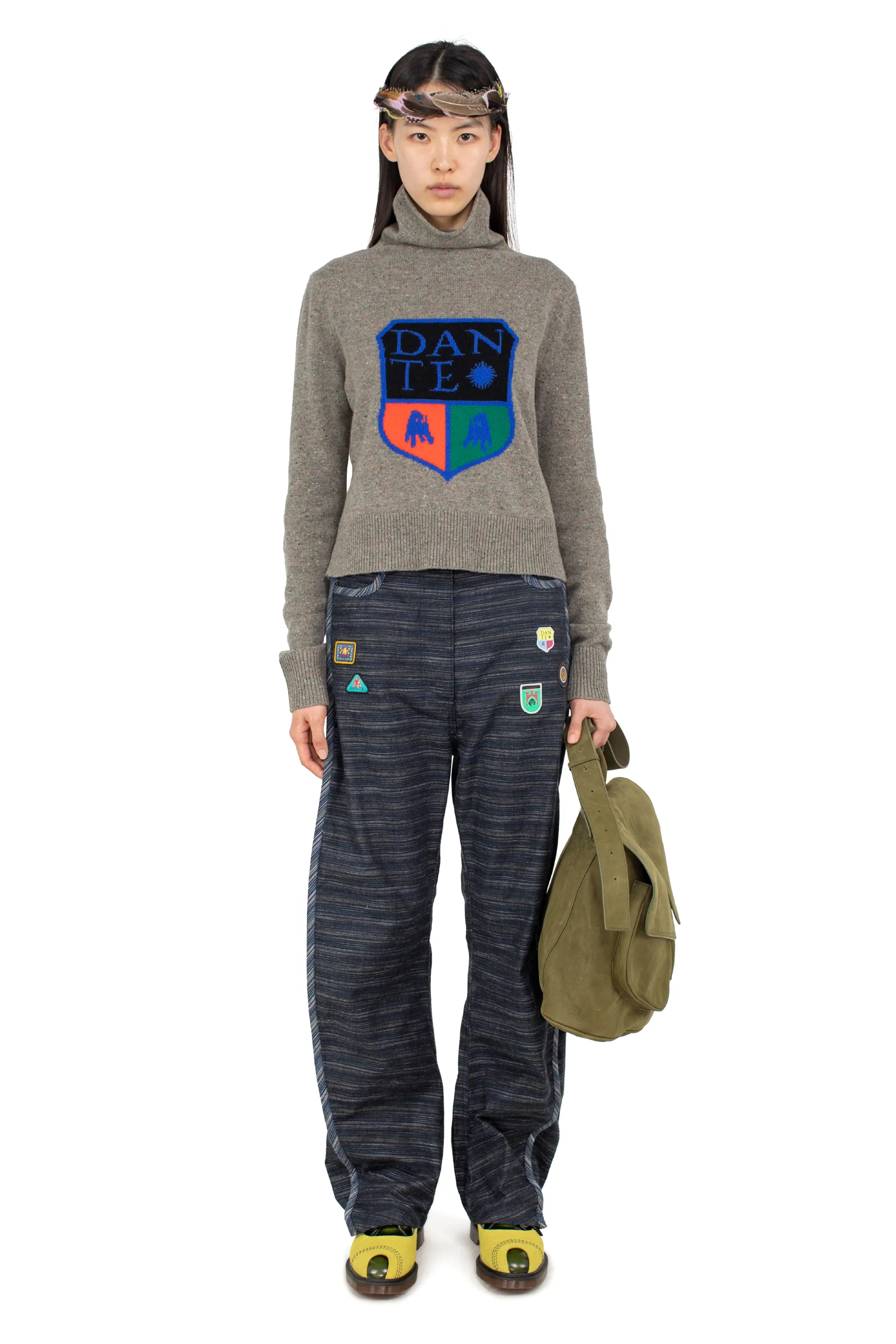 KIKO KOSTADINOV DANTE SHIELD JUMPER - LIGHT GREY