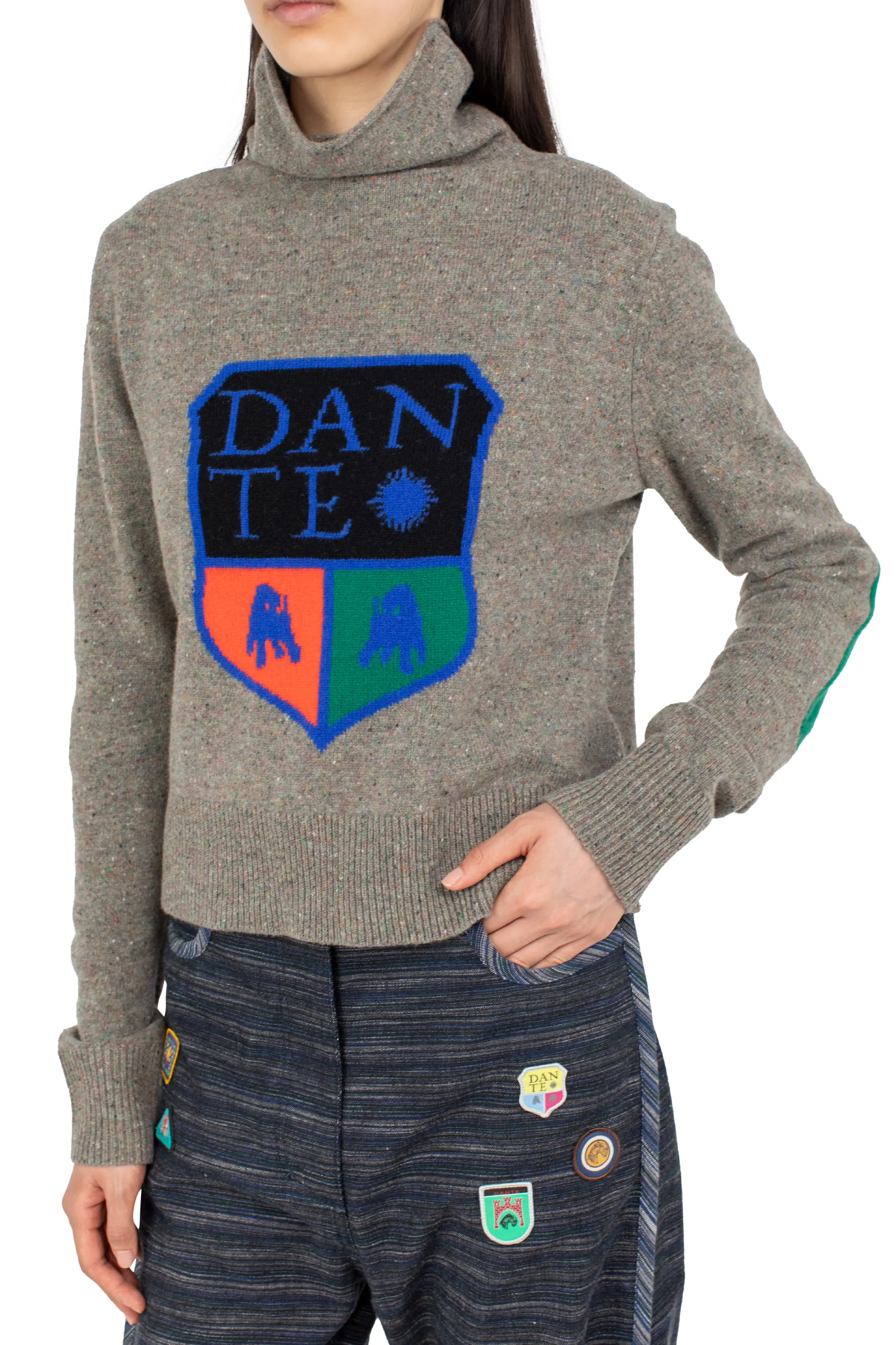 KIKO KOSTADINOV DANTE SHIELD JUMPER - LIGHT GREY