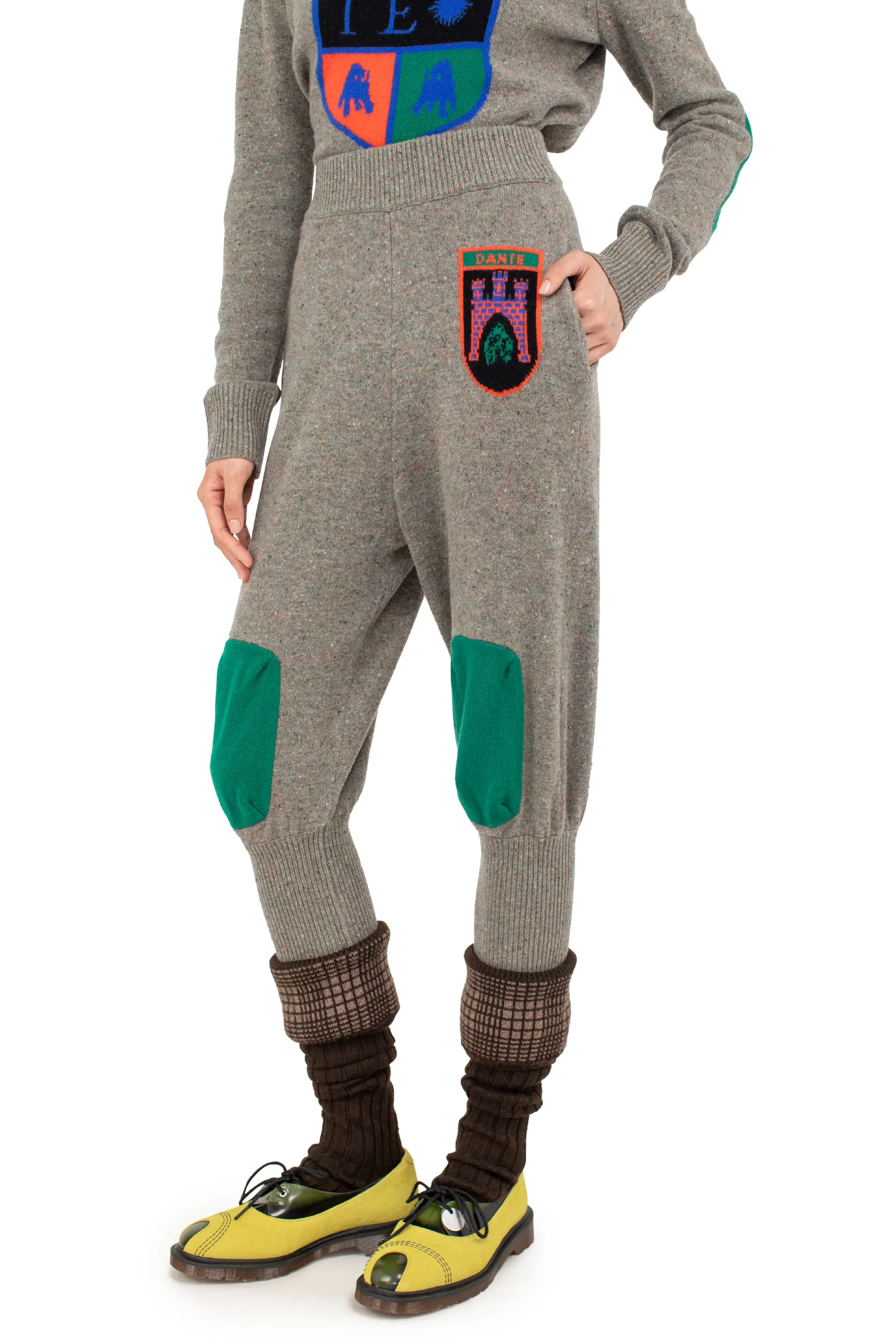 KIKO KOSTADINOV DANTE SHIELD TROUSERS - LIGHT GREY