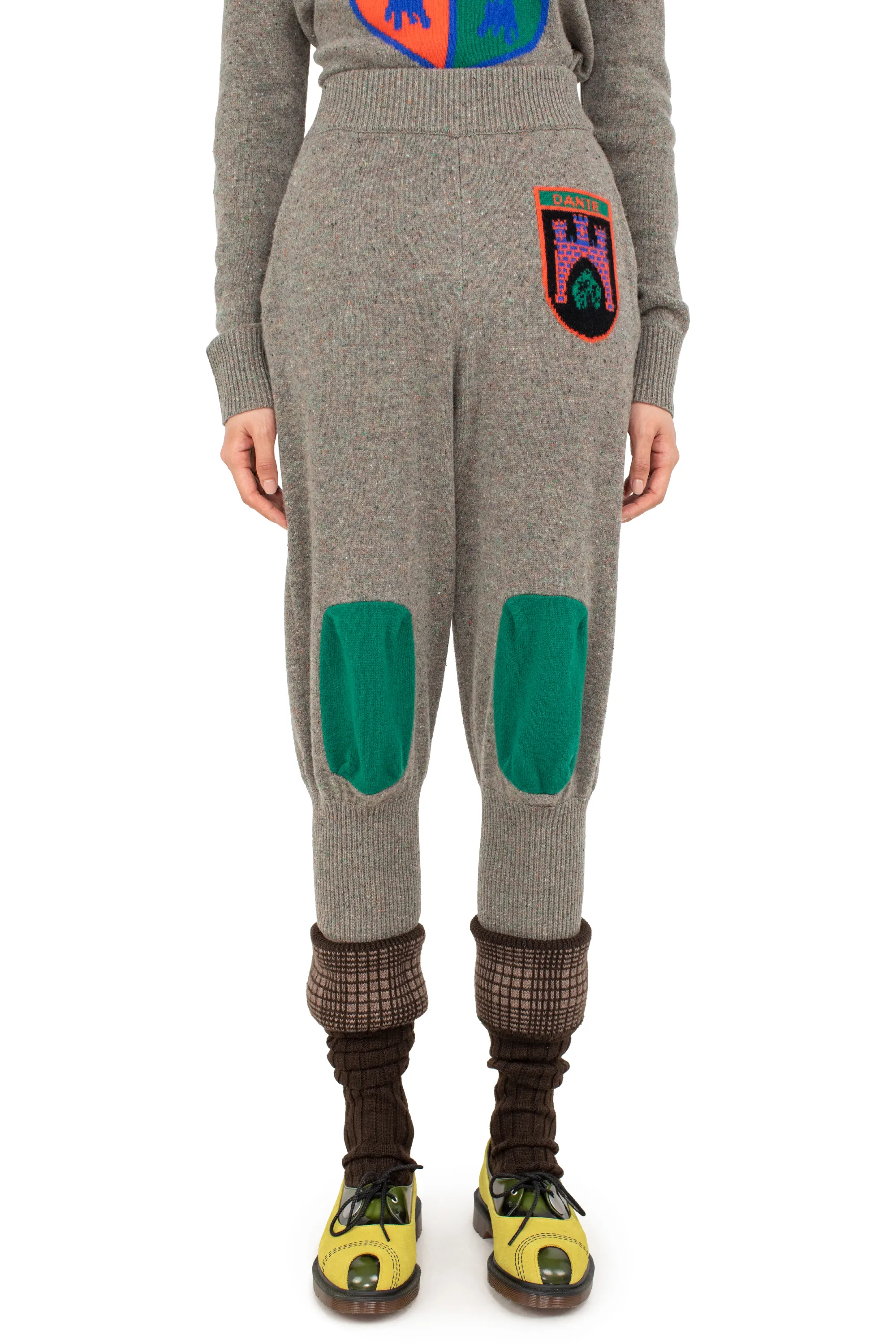 KIKO KOSTADINOV DANTE SHIELD TROUSERS - LIGHT GREY
