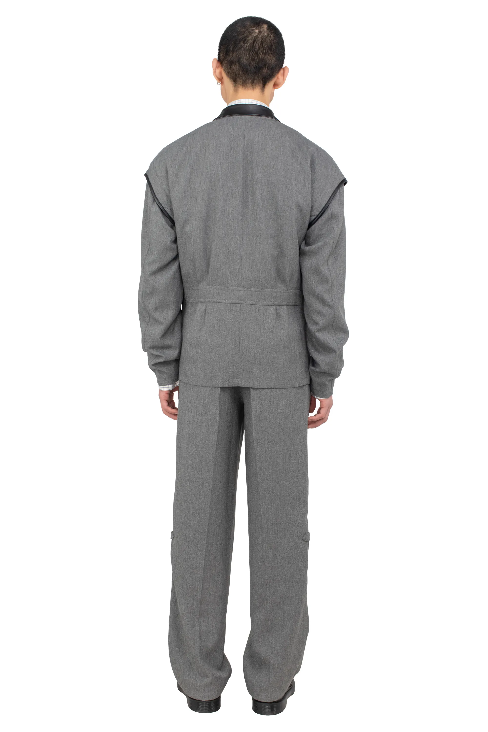 KIKO KOSTADINOV DANTE TAILORED JACKET - STONE GREY