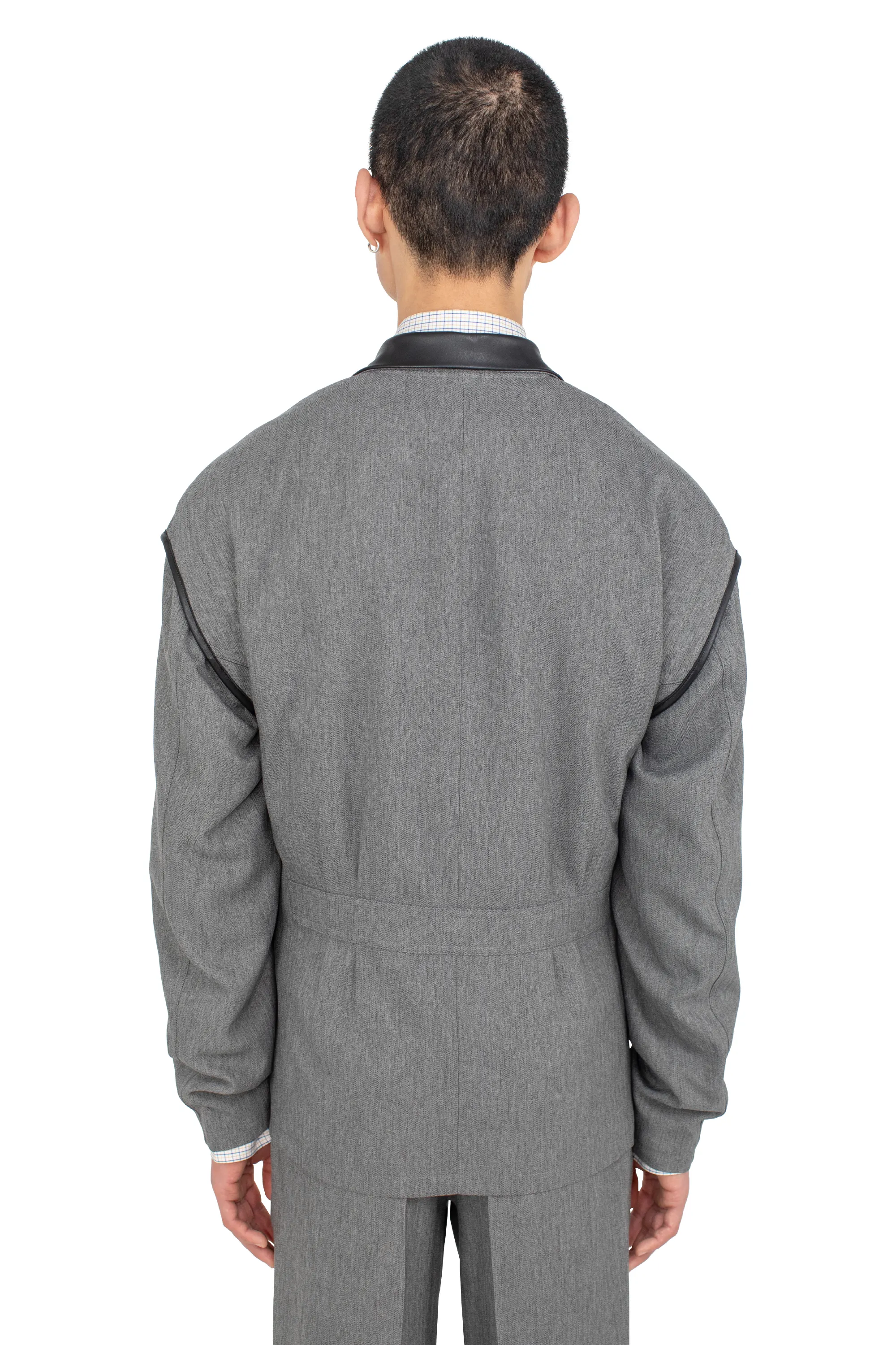 KIKO KOSTADINOV DANTE TAILORED JACKET - STONE GREY