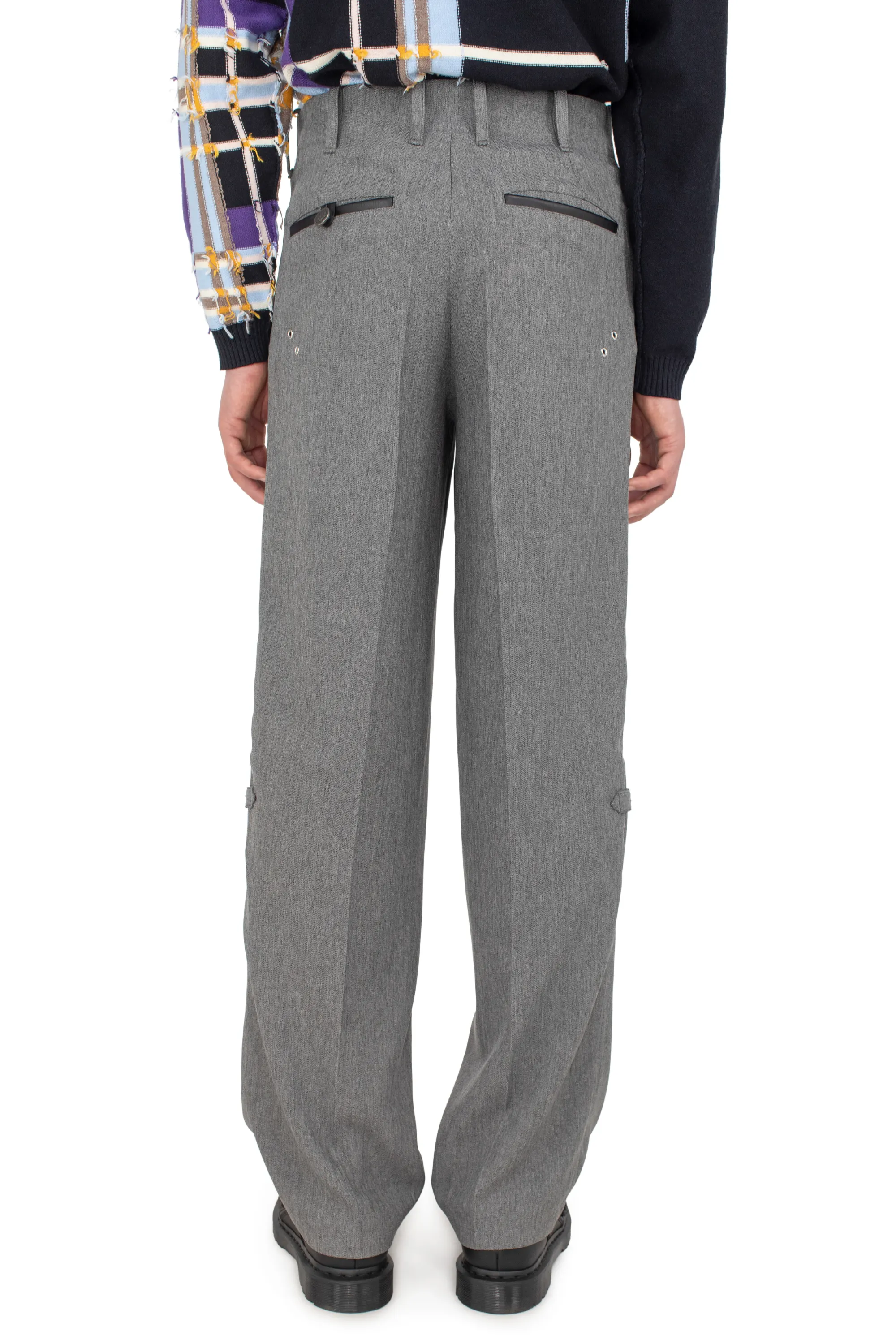 KIKO KOSTADINOV DANTE TAILORED TROUSER - STONE GREY