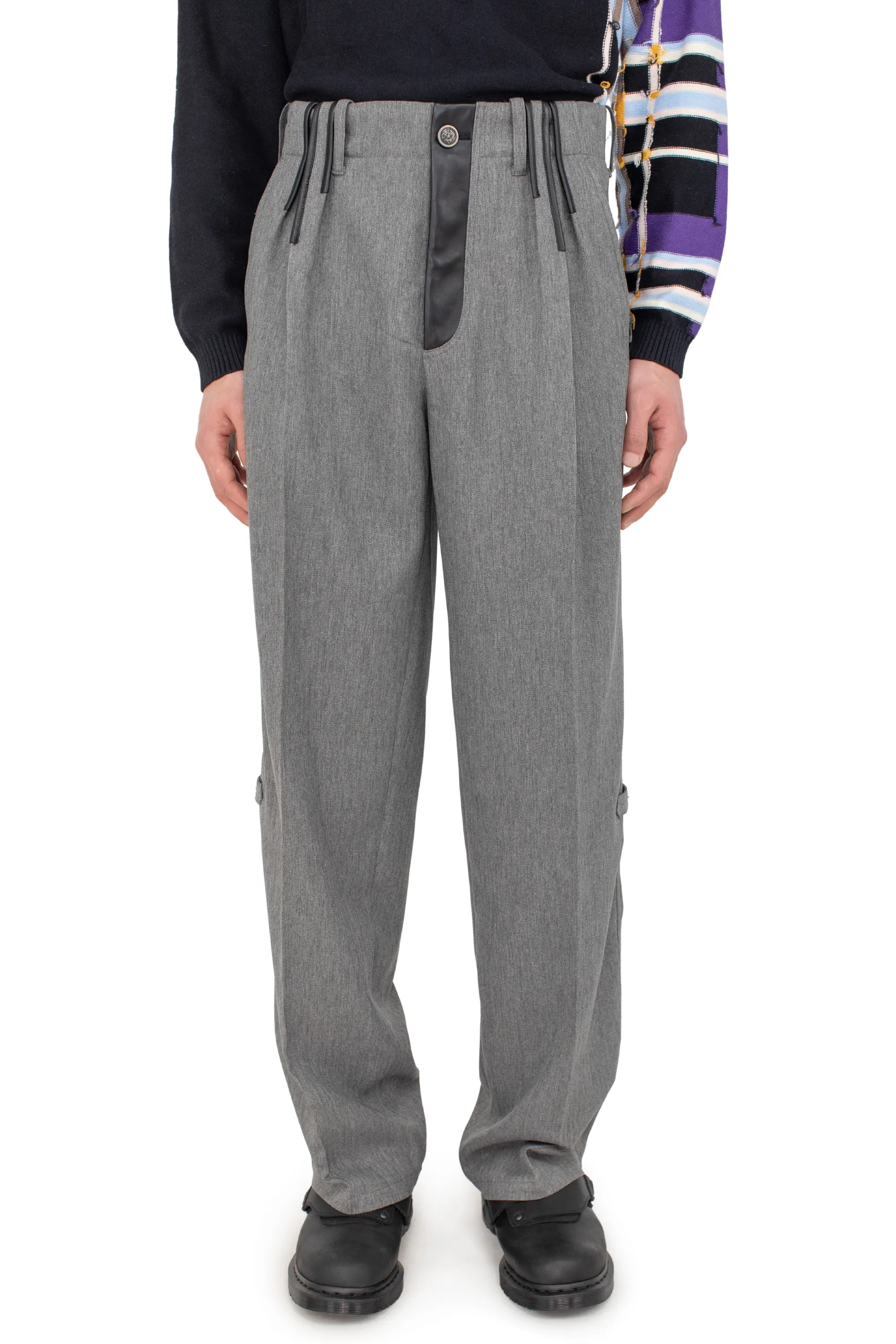 KIKO KOSTADINOV DANTE TAILORED TROUSER - STONE GREY