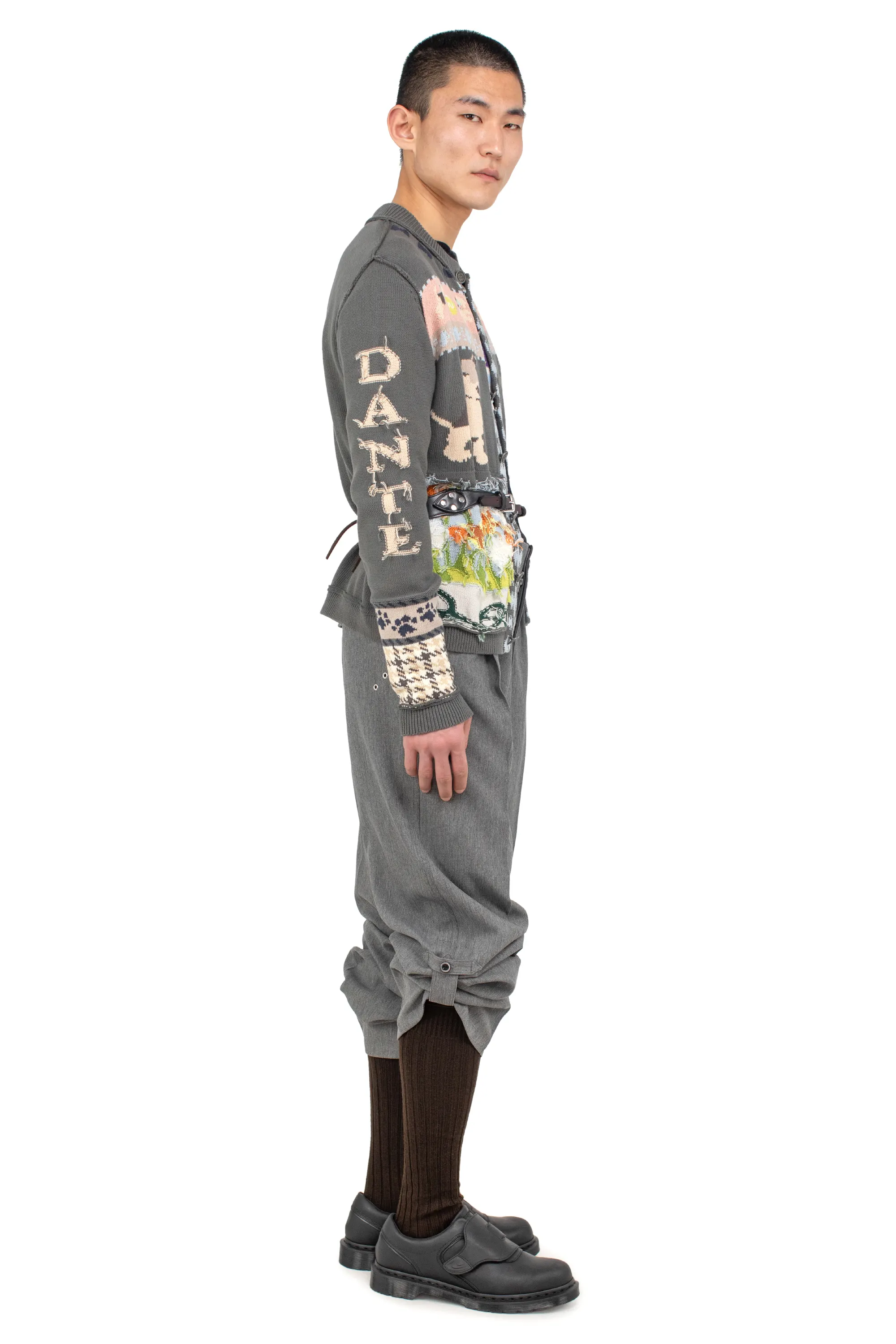 KIKO KOSTADINOV DANTE TAILORED TROUSER - STONE GREY