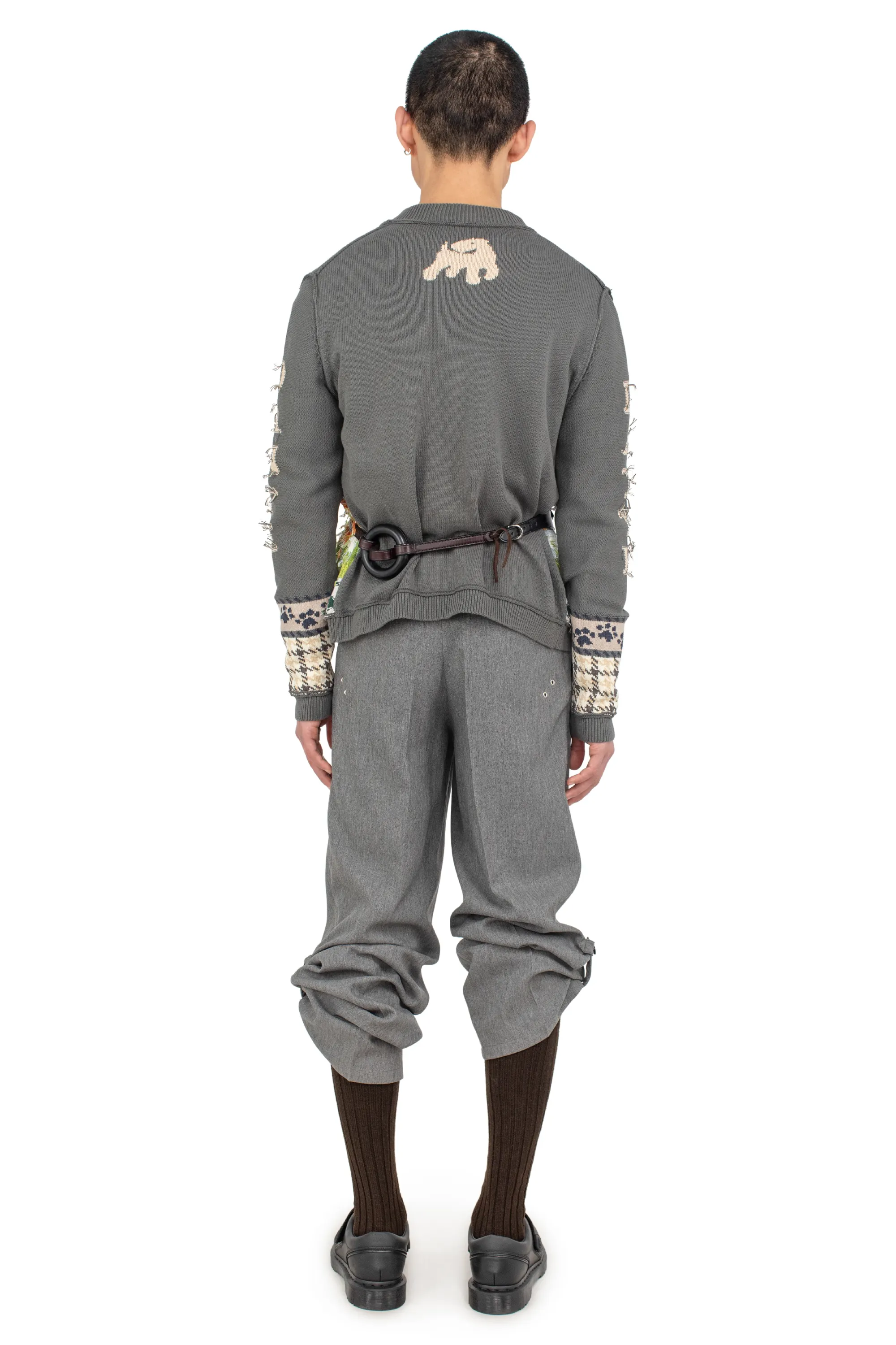 KIKO KOSTADINOV DANTE TAILORED TROUSER - STONE GREY