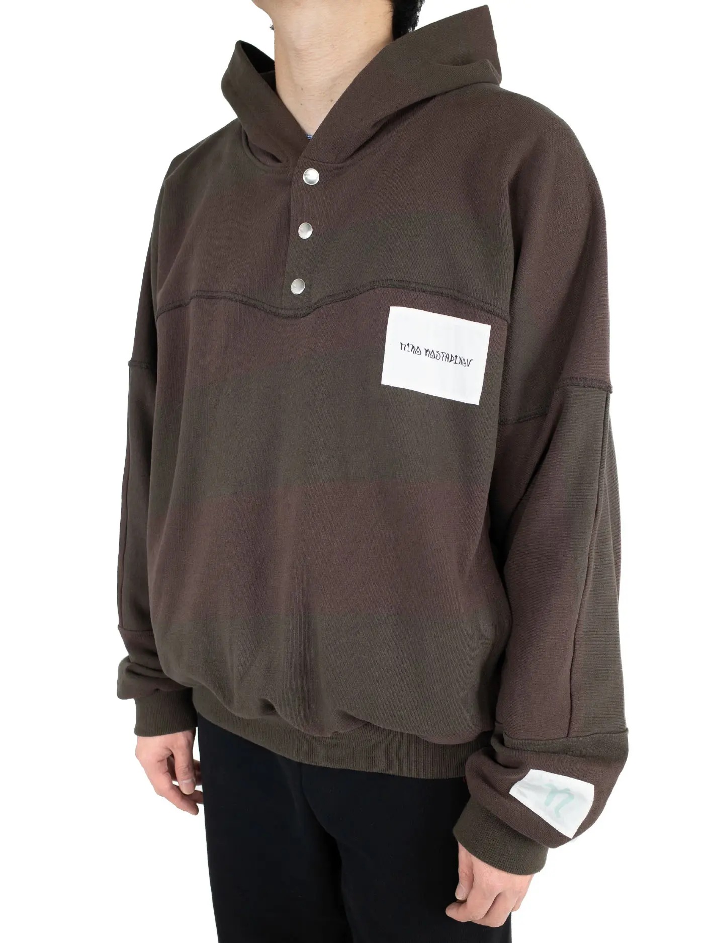 KIKO KOSTADINOV KK. Hoodie. 01 Brown