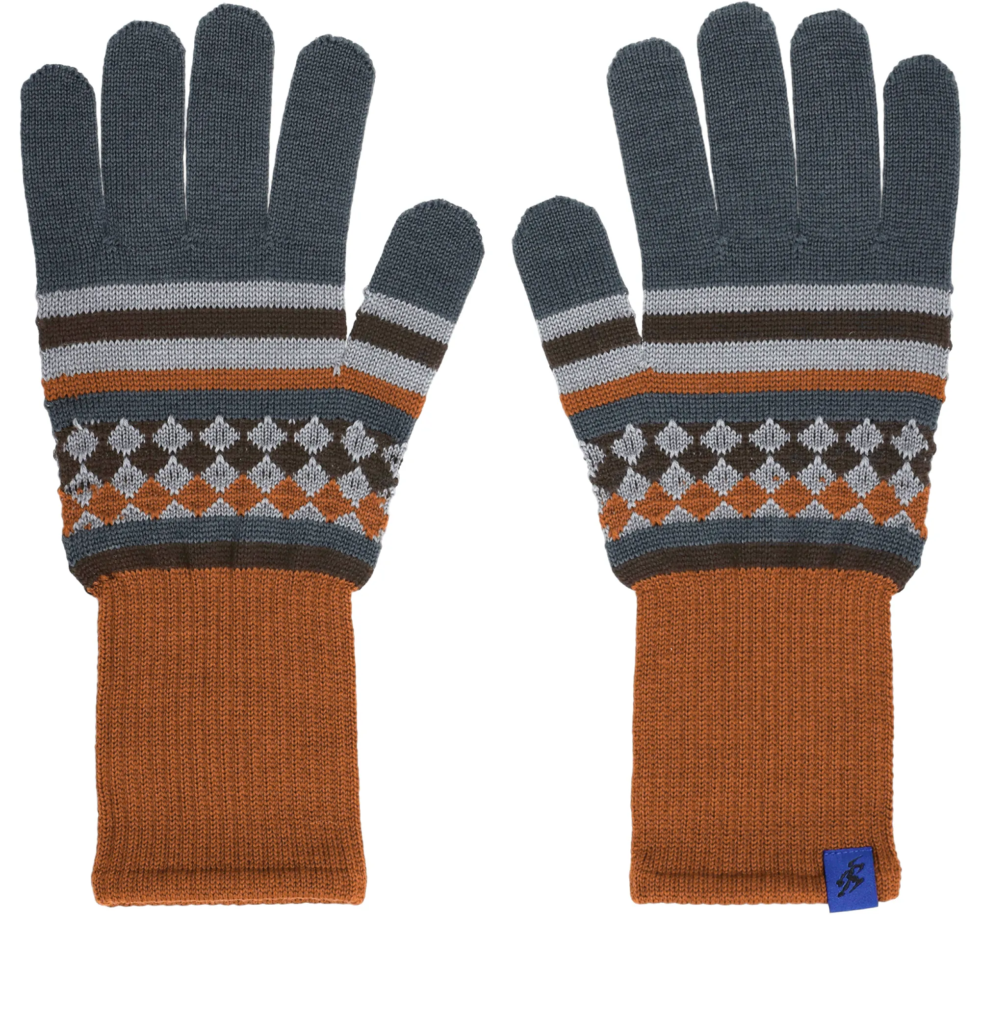 キコ コスタディノフ グローブ　レッド AQUIFOLIA KNIT GLOVE - MIST/RUST – KIKO KOSTADINOV