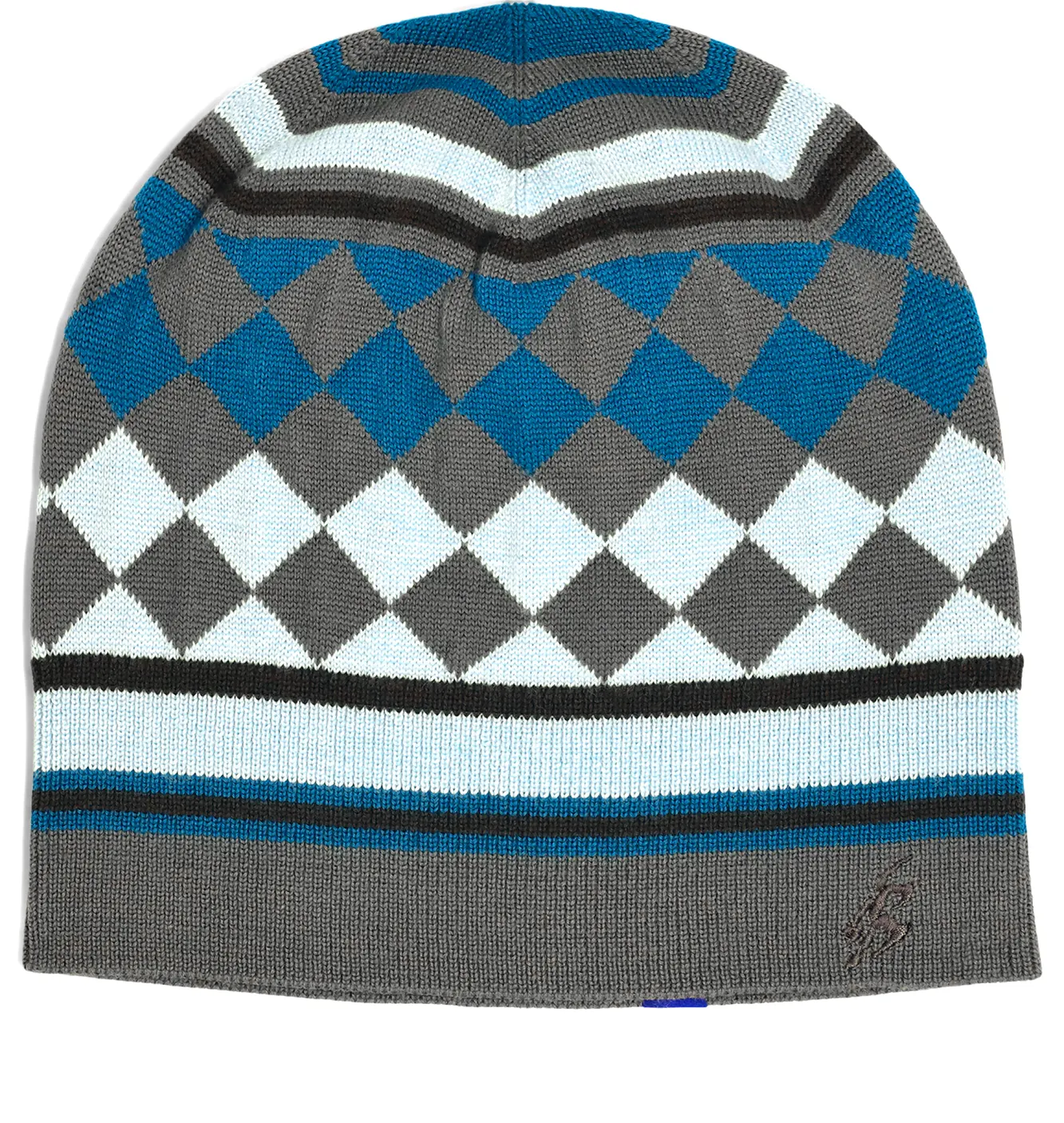 AQUIFOLIA KNIT HAT - ANCHOR GREY/SKY – KIKO KOSTADINOV