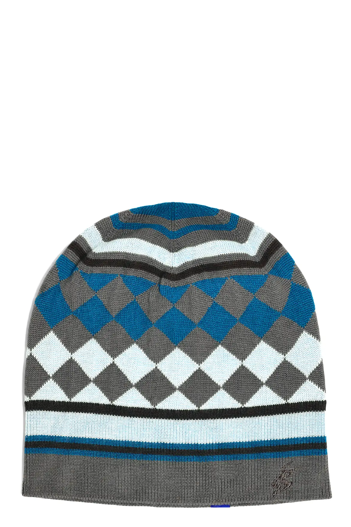 AQUIFOLIA KNIT HAT - ANCHOR GREY/SKY – KIKO KOSTADINOV