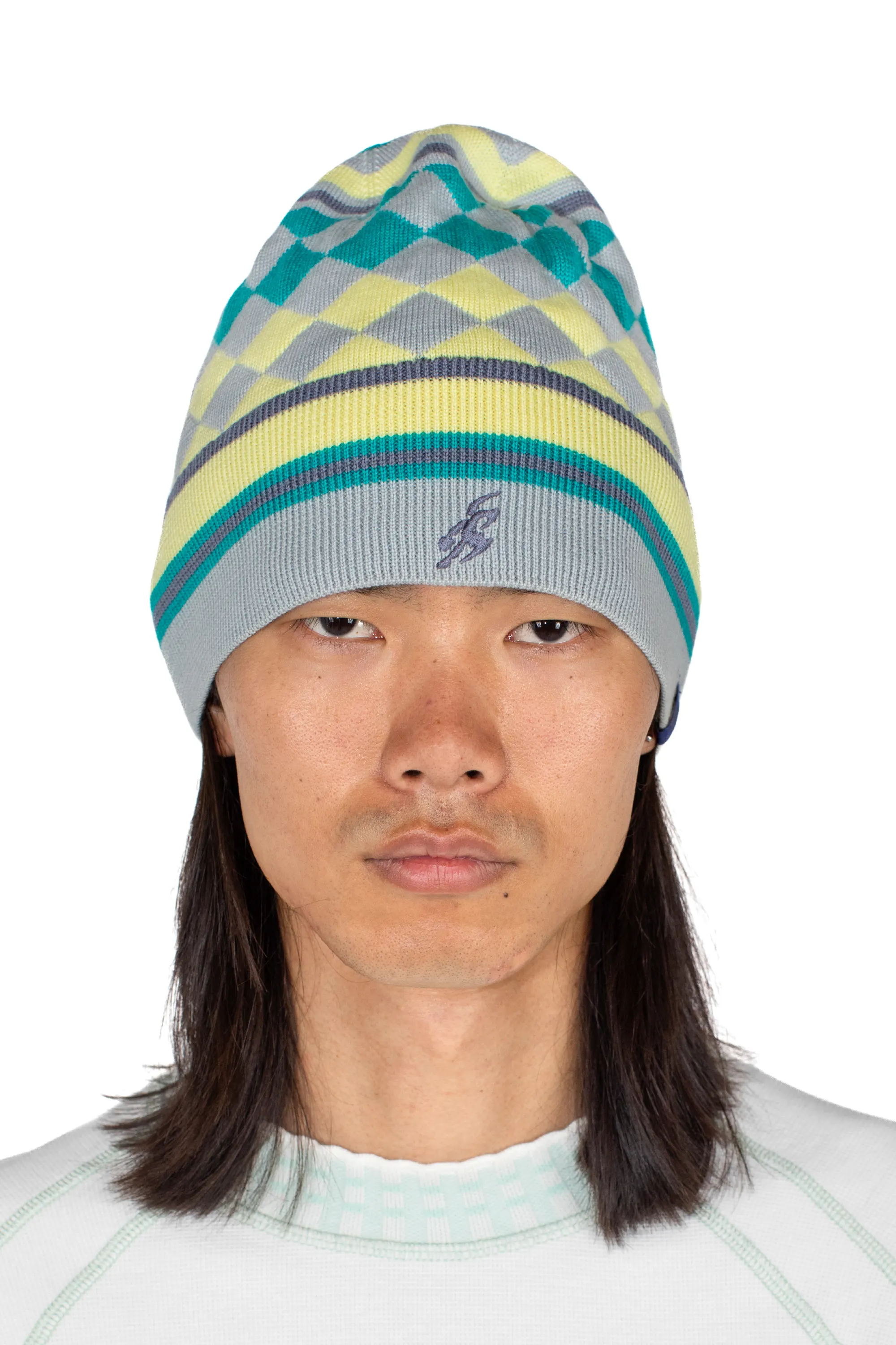 AQUIFOLIA KNIT HAT - BLUE HAZE/LEMON – KIKO KOSTADINOV