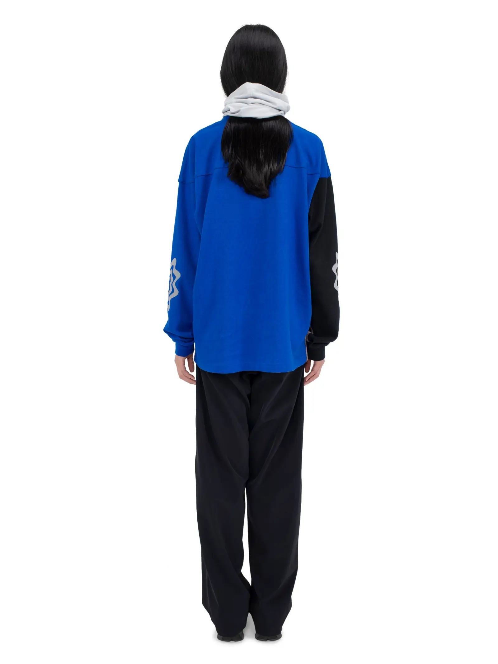 KIKO KOSTADINOV BIXANCE LONG SLEEVE ASICS BLUE X OBSIDIAN BLACK