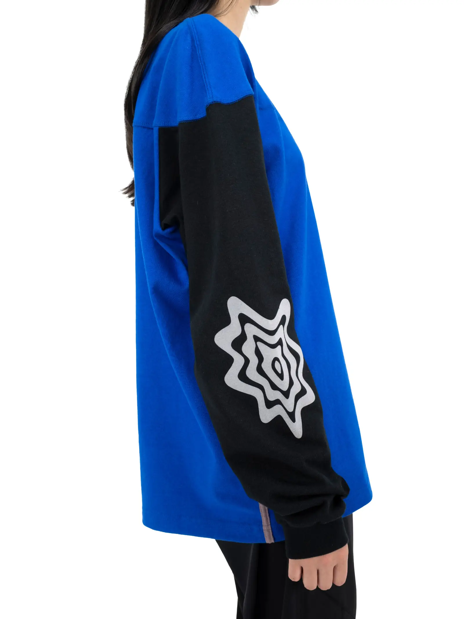 KIKO KOSTADINOV BIXANCE LONG SLEEVE ASICS BLUE X OBSIDIAN BLACK