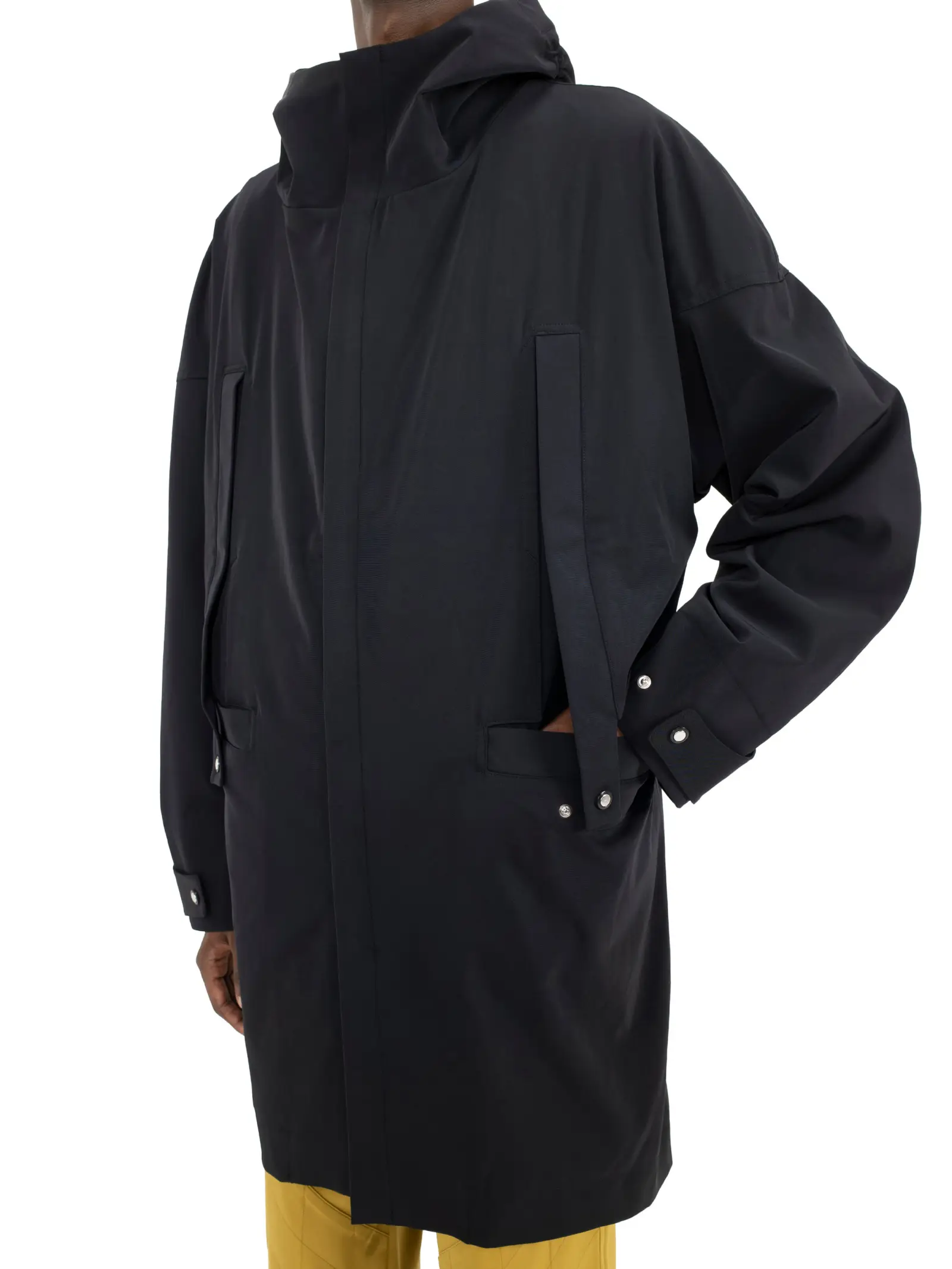 KIKO KOSTADINOV HEVEANOID PARKA OBSIDIAN BLACK