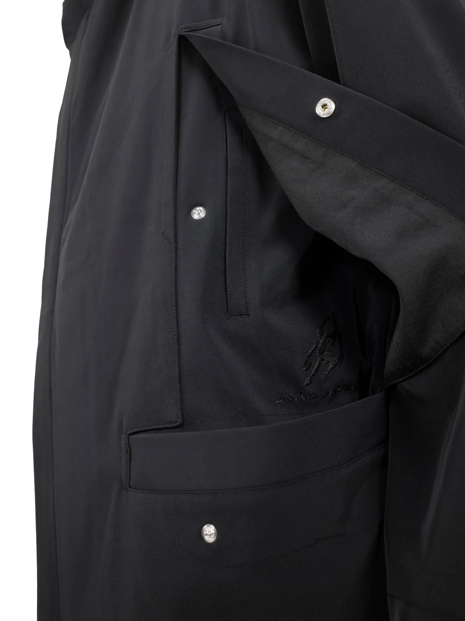 KIKO KOSTADINOV HEVEANOID PARKA OBSIDIAN BLACK