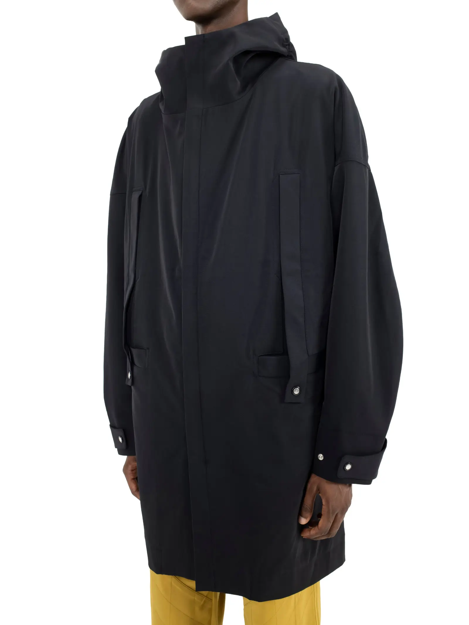 KIKO KOSTADINOV HEVEANOID PARKA OBSIDIAN BLACK