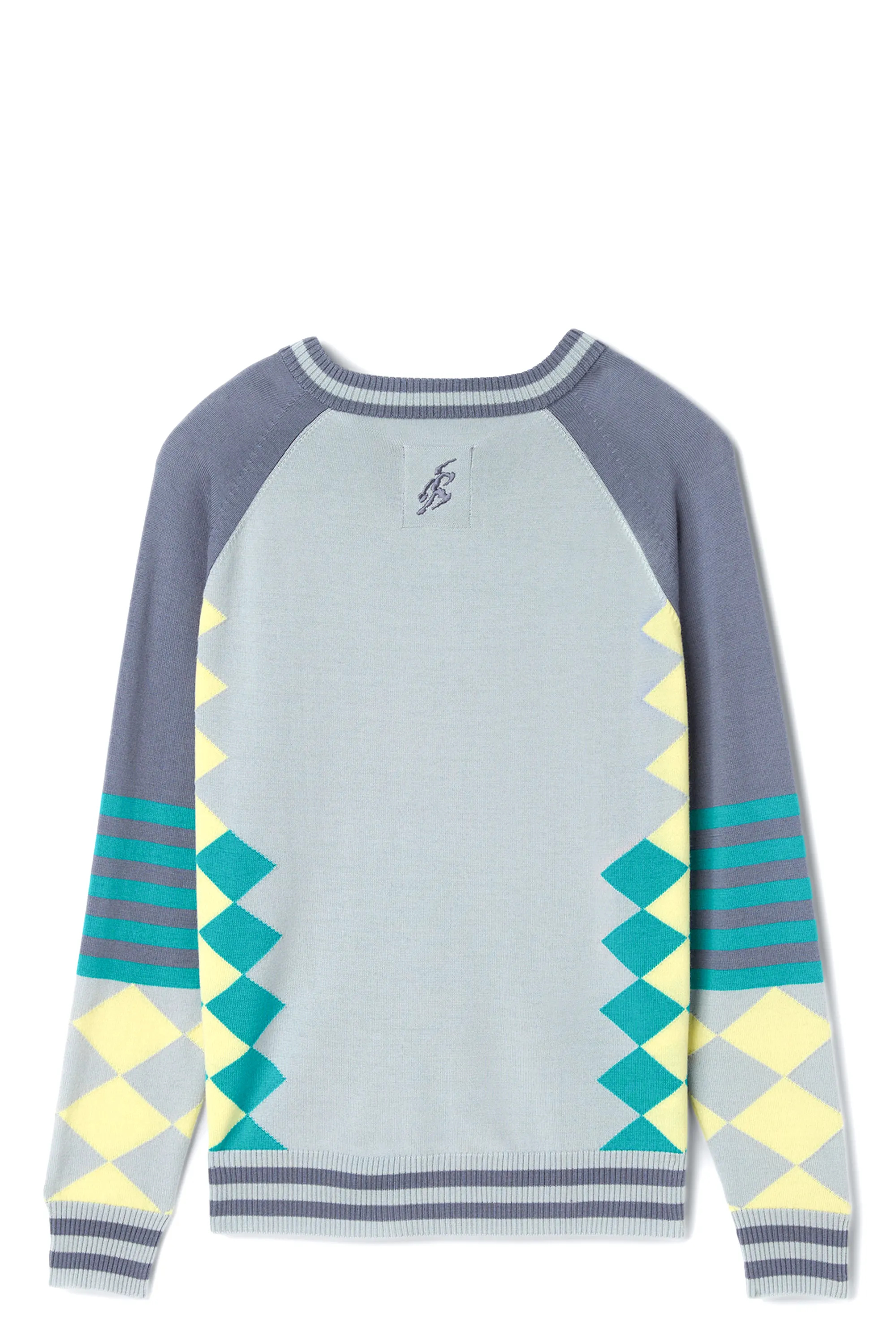LARICOID KNIT JUMPER - BLUE HAZE/LEMON – KIKO KOSTADINOV