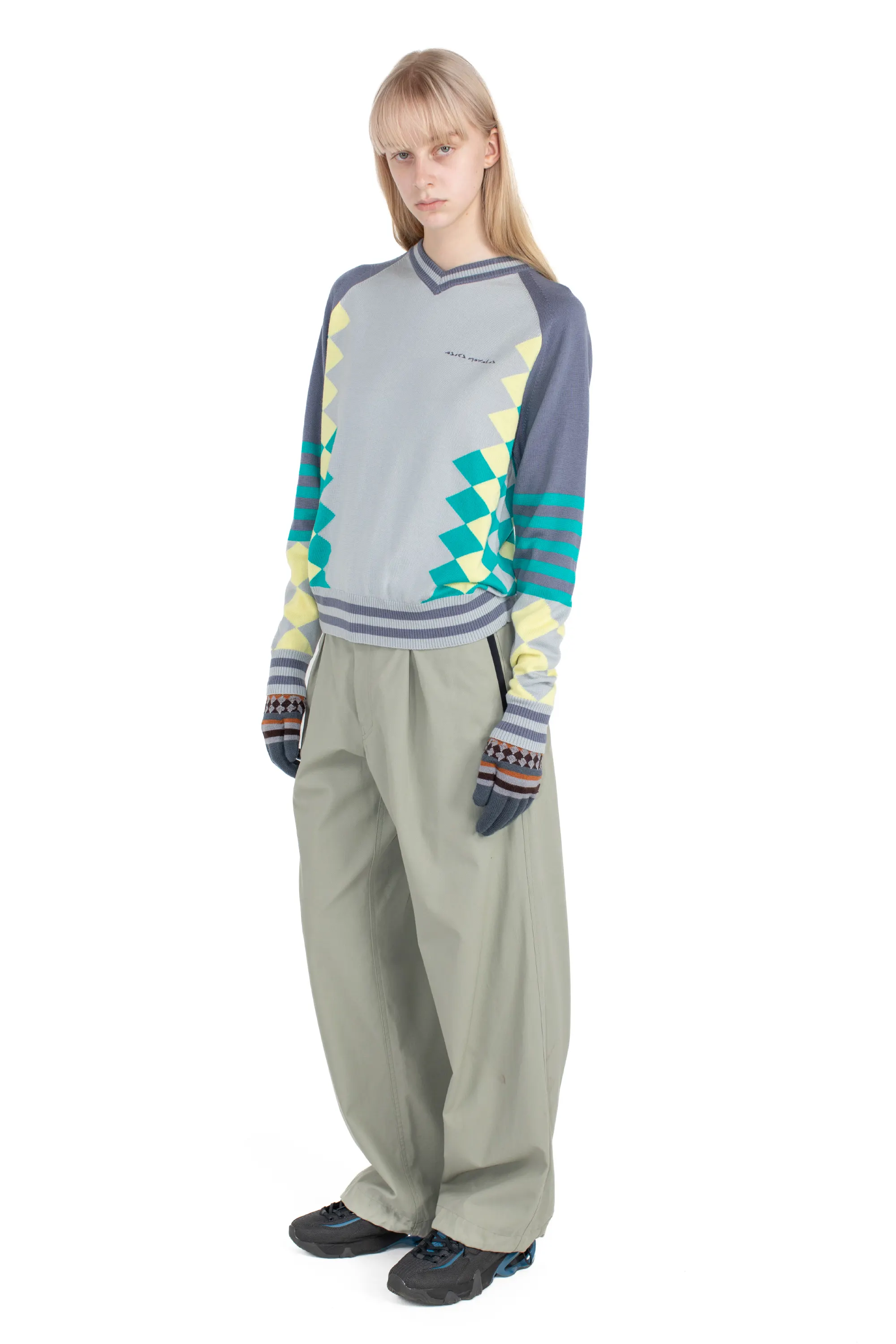 ka na ta 接吻ニット Ka na ta unmilitary knit gray - Ka na ta,Yohji Yamamoto取扱 Dear