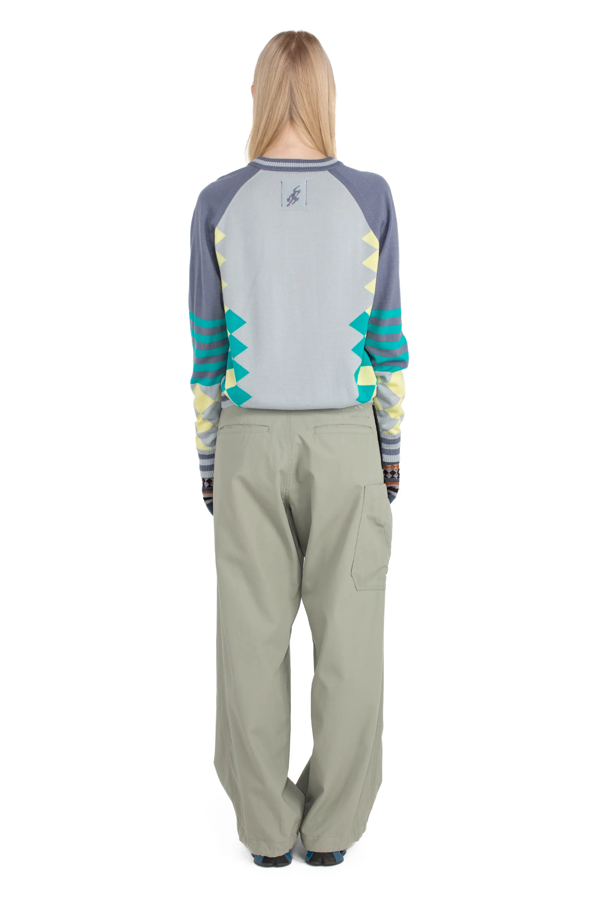 LARICOID KNIT JUMPER - BLUE HAZE/LEMON – KIKO KOSTADINOV