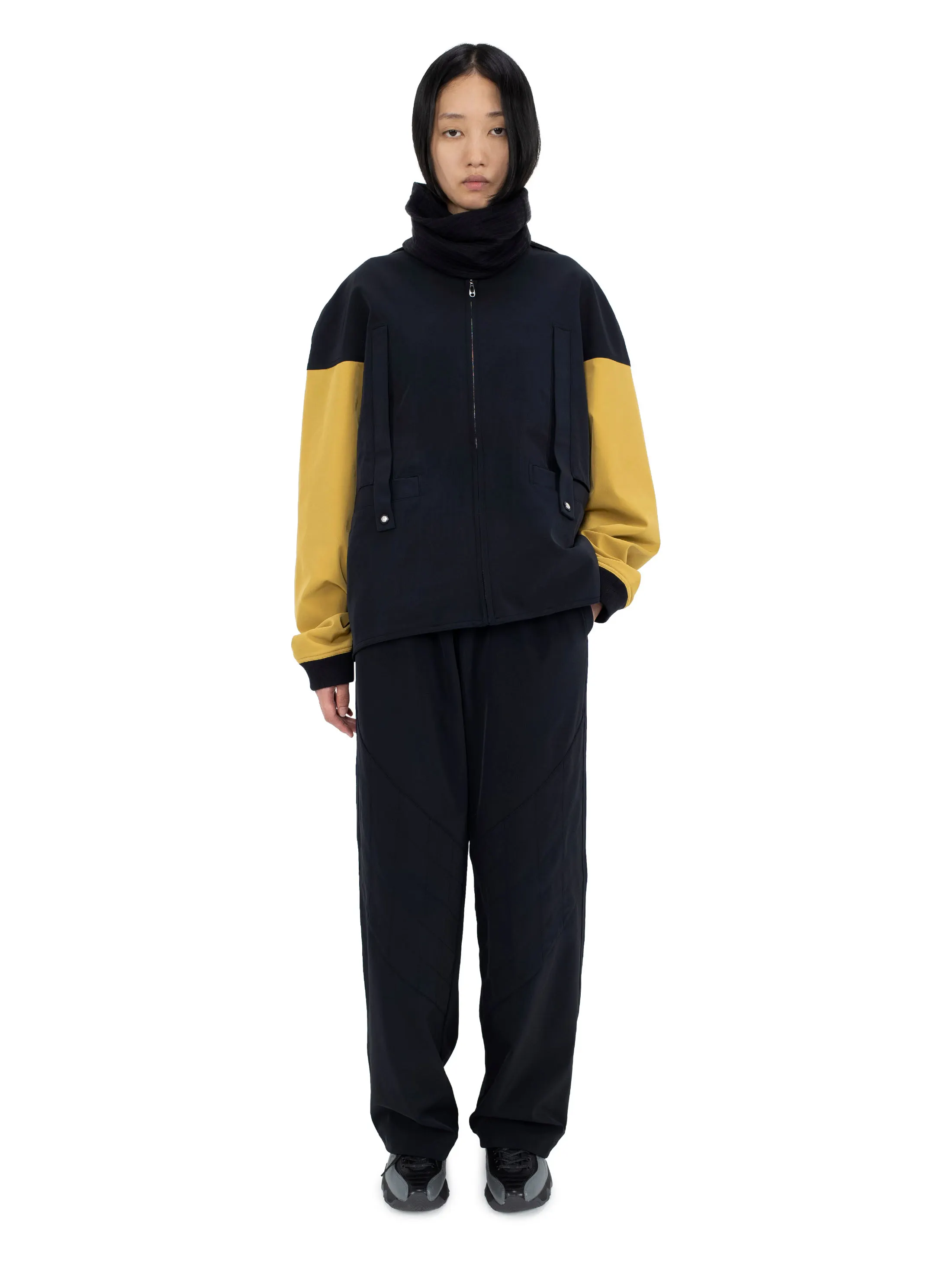 【RR】モリス羽織オーダー LIATRISORY BOMBER JACKET OBSIDIAN BLACK X MEDALLION YELLOW – KIKO