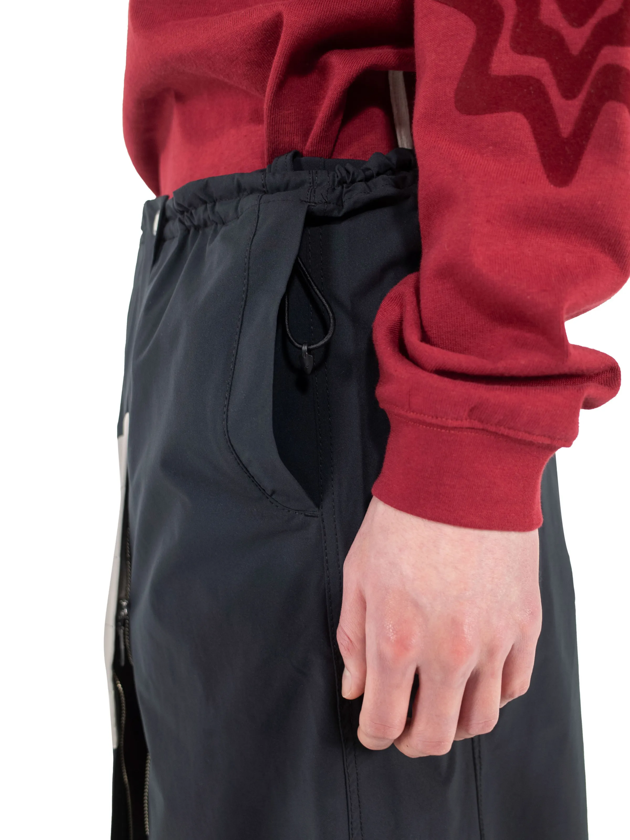 KIKO KOSTADINOV LIATRISORY WRAP SKIRT - ANTHRACITE/QUARTZ
