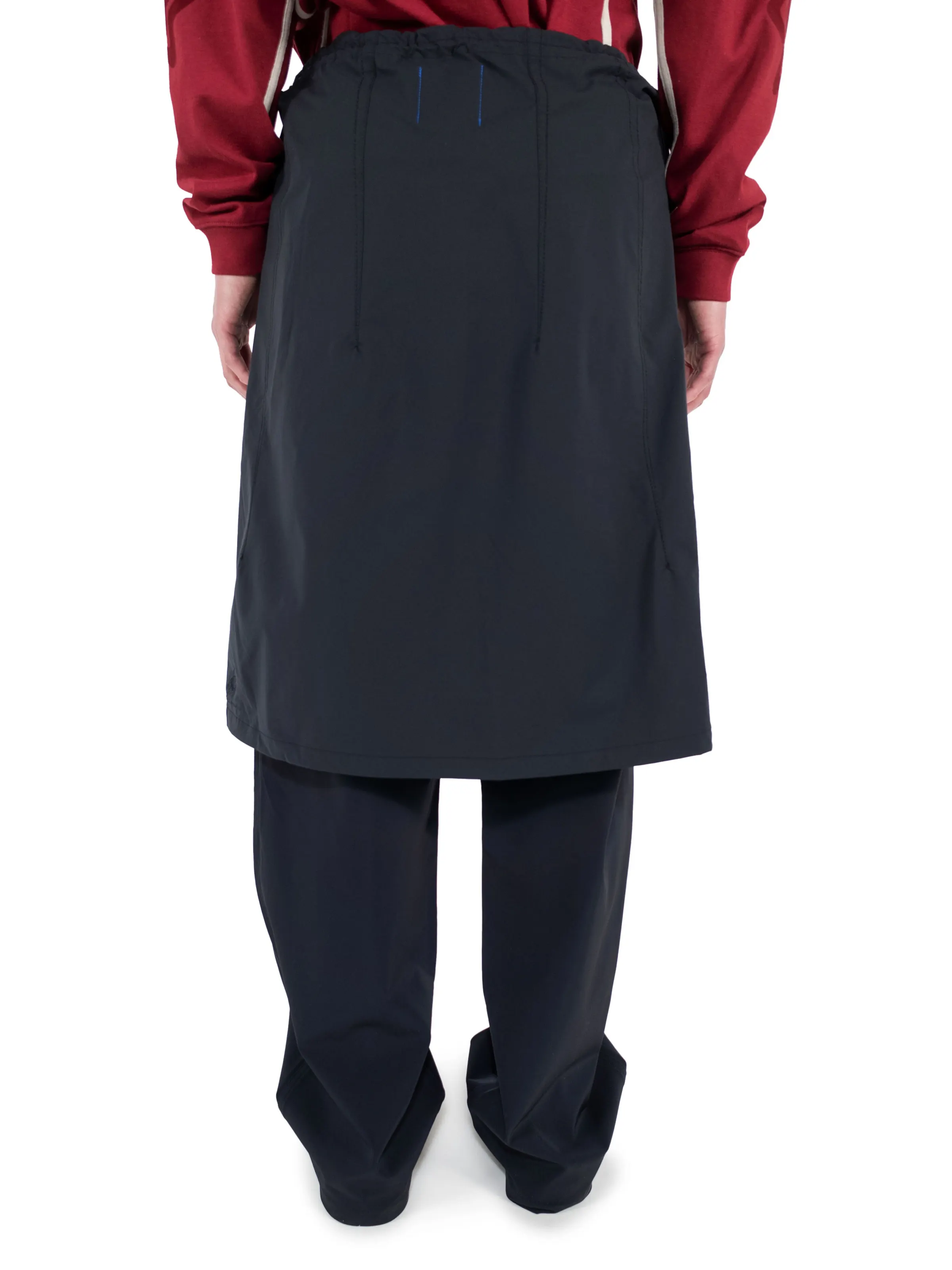 KIKO KOSTADINOV LIATRISORY WRAP SKIRT - ANTHRACITE/QUARTZ