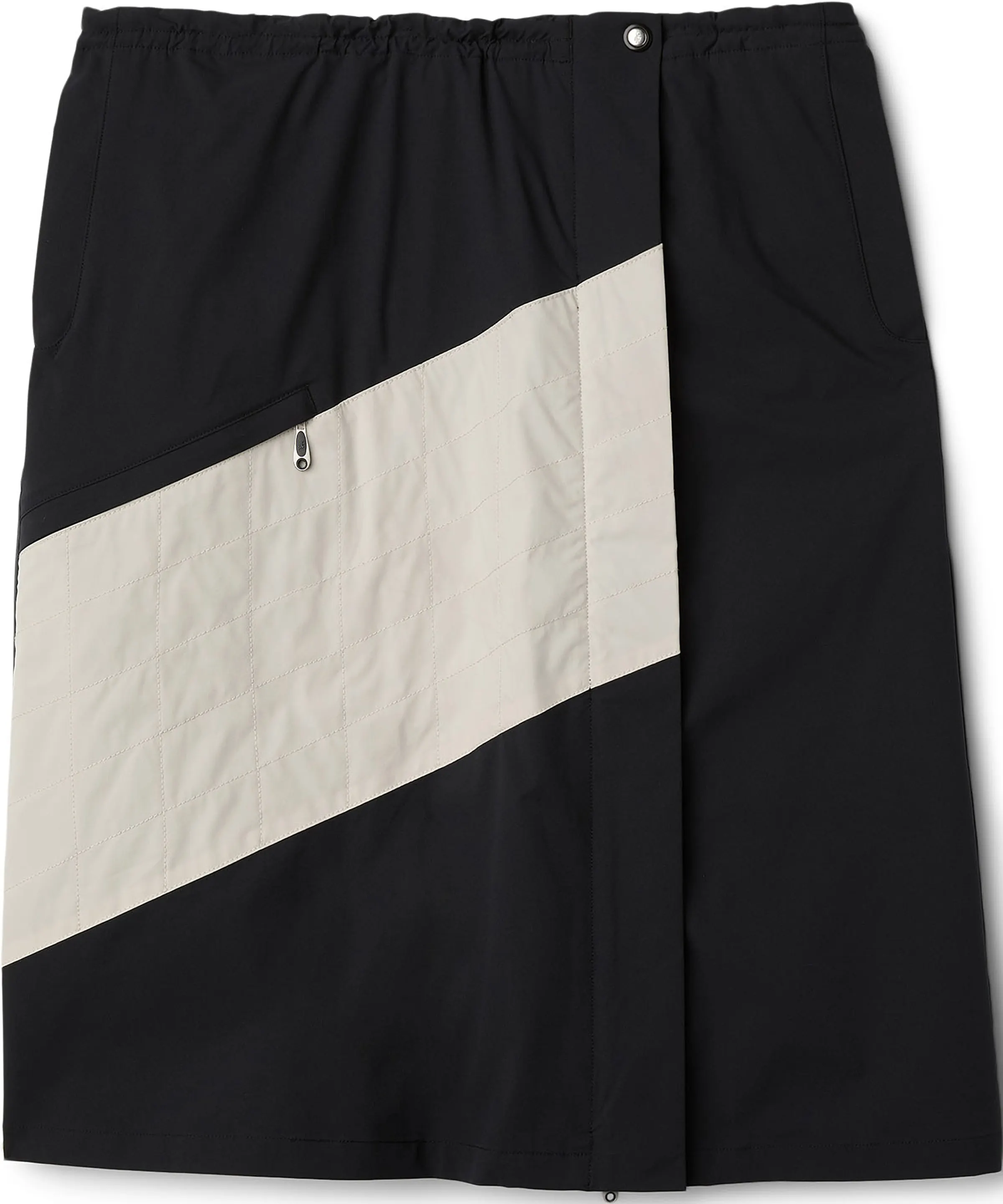 KIKO KOSTADINOV LIATRISORY WRAP SKIRT - ANTHRACITE/QUARTZ