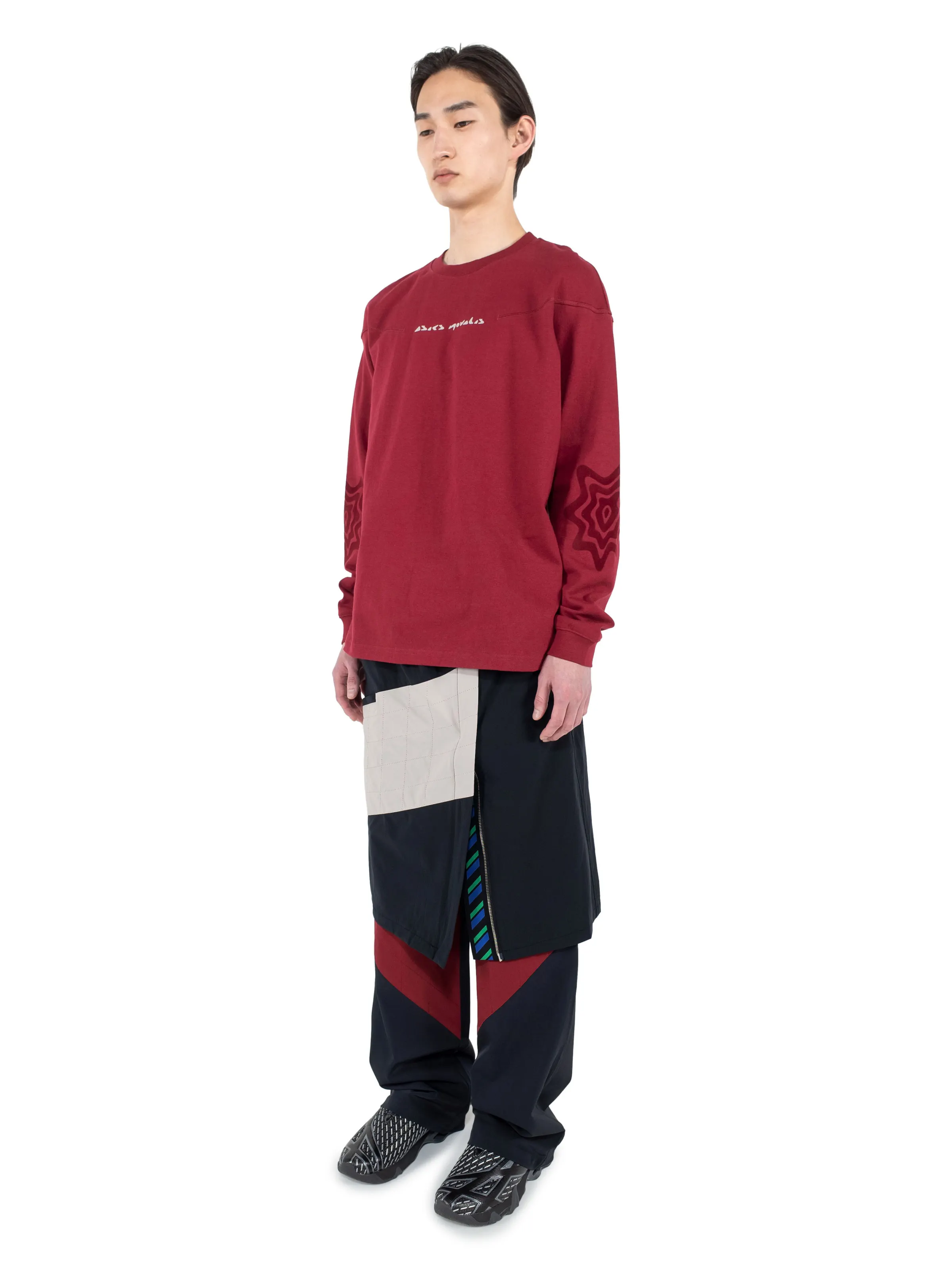 LIATRISORY WRAP SKIRT - ANTHRACITE/QUARTZ – KIKO KOSTADINOV
