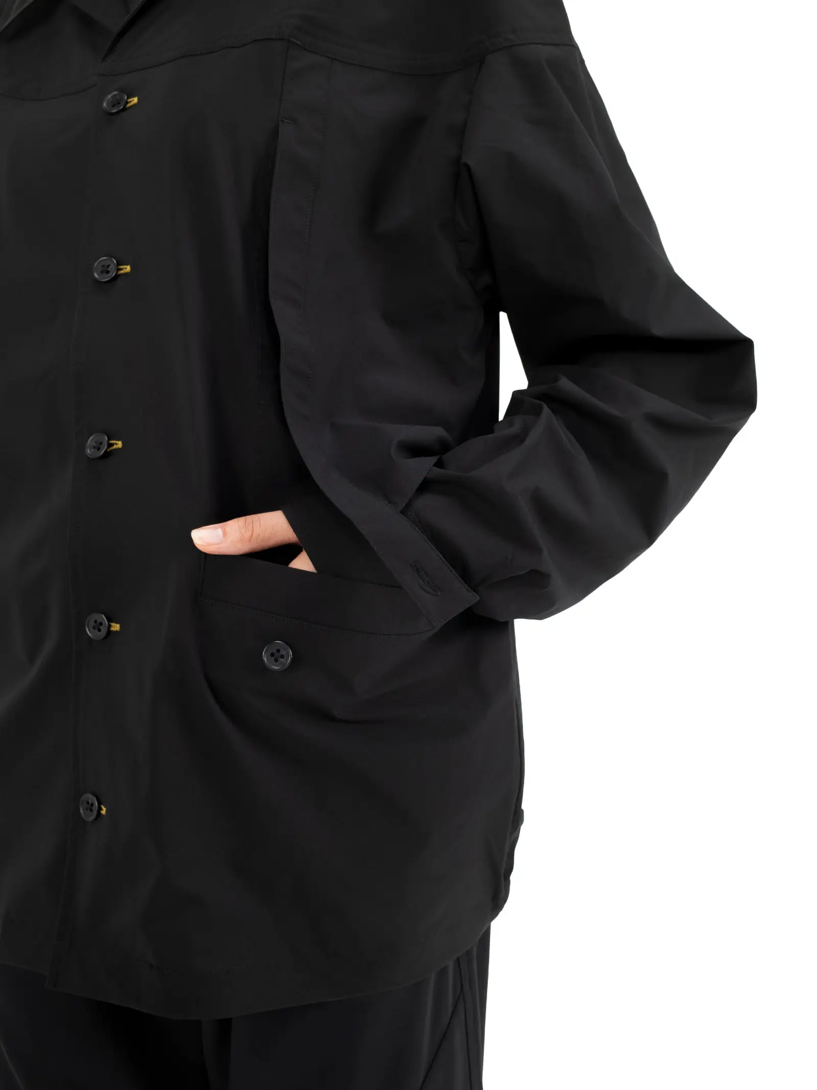 KIKO KOSTADINOV ORMOSIANCY SHIRT OBSIDIAN BLACK