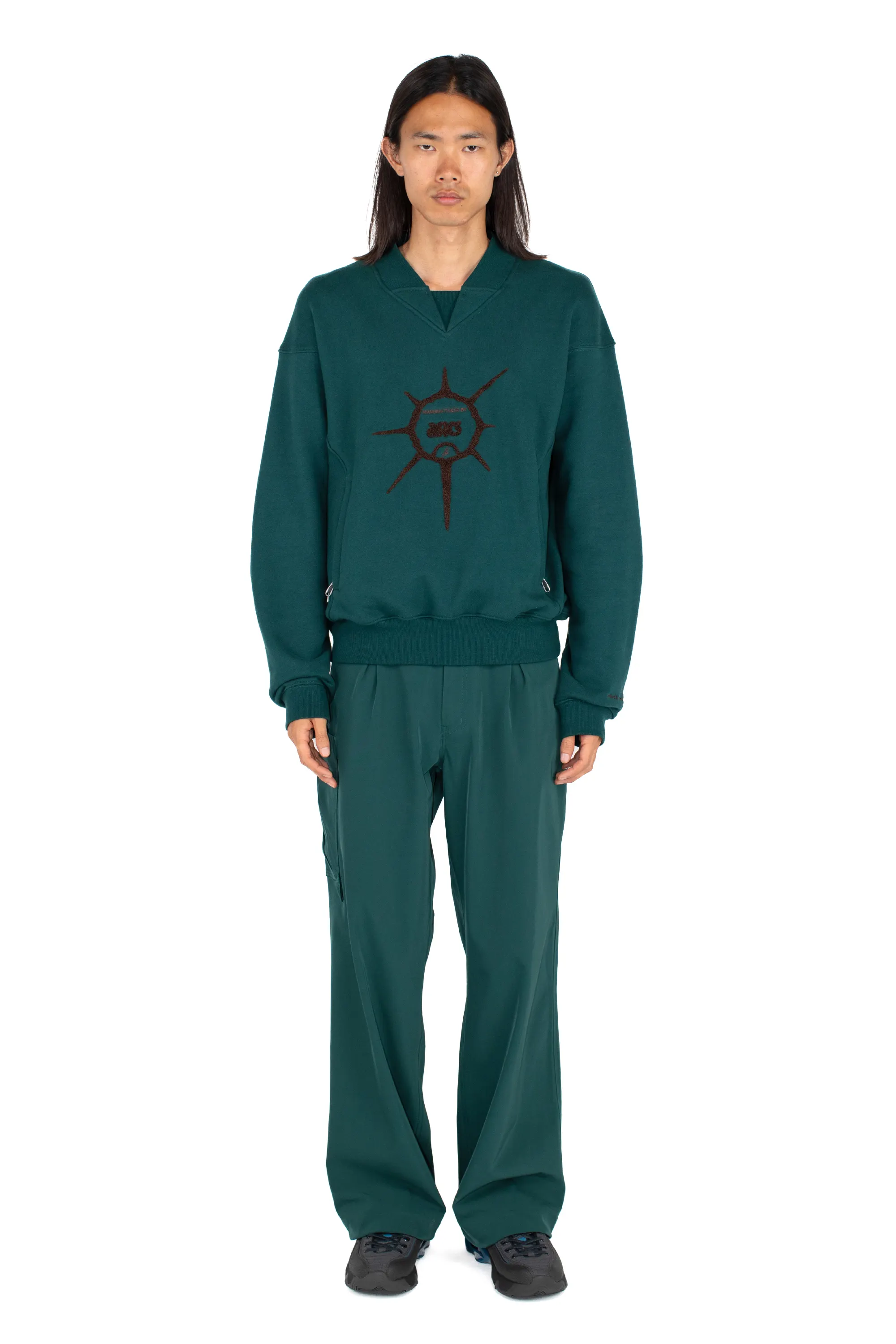 PYROLOI SWEAT SHIRT - TEAL – KIKO KOSTADINOV