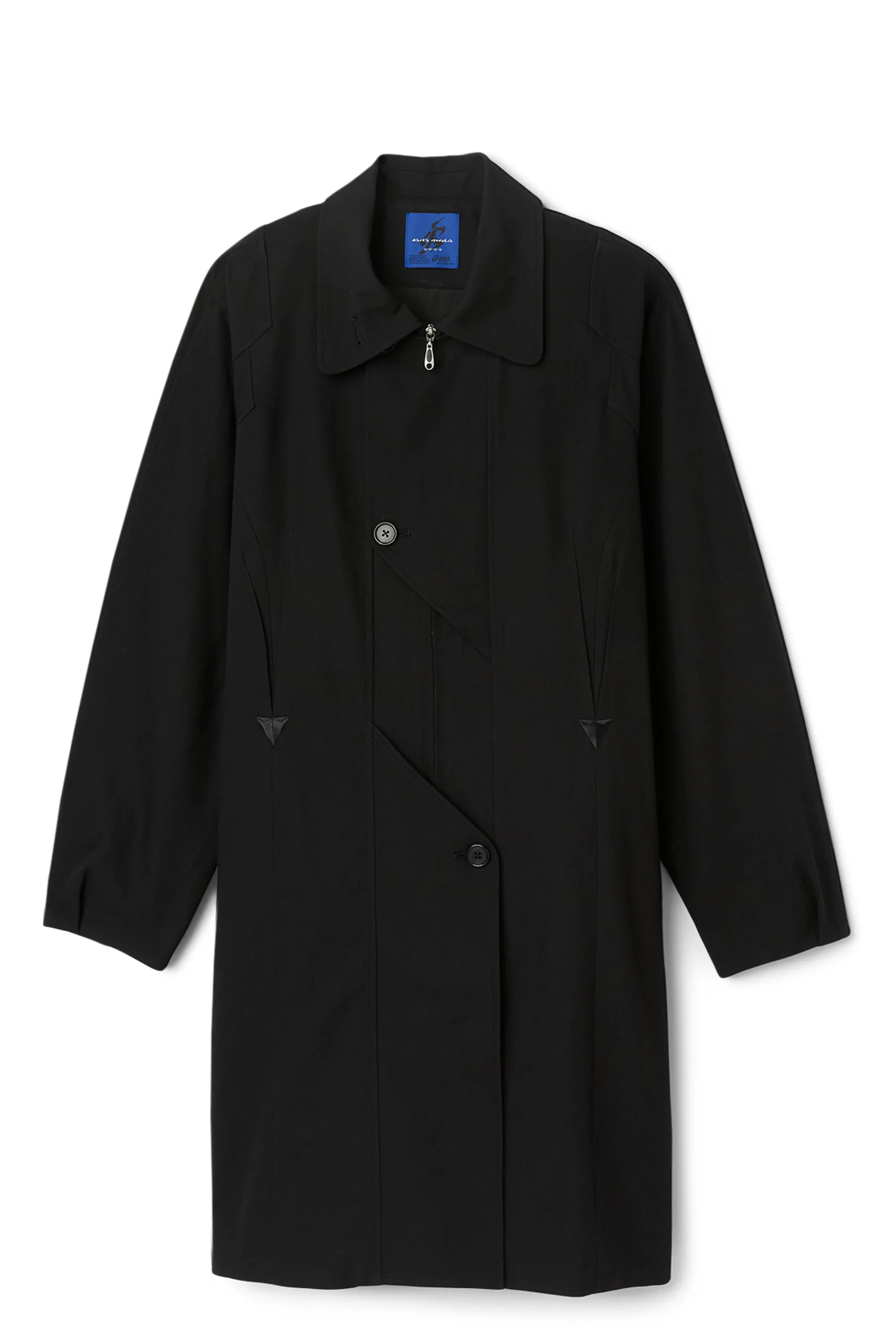 KIKO KOSTADINOV ブラック ステンカラーコート フリーサイズ 46 SATUREJA COAT - BLACK – KIKO KOSTADINOV