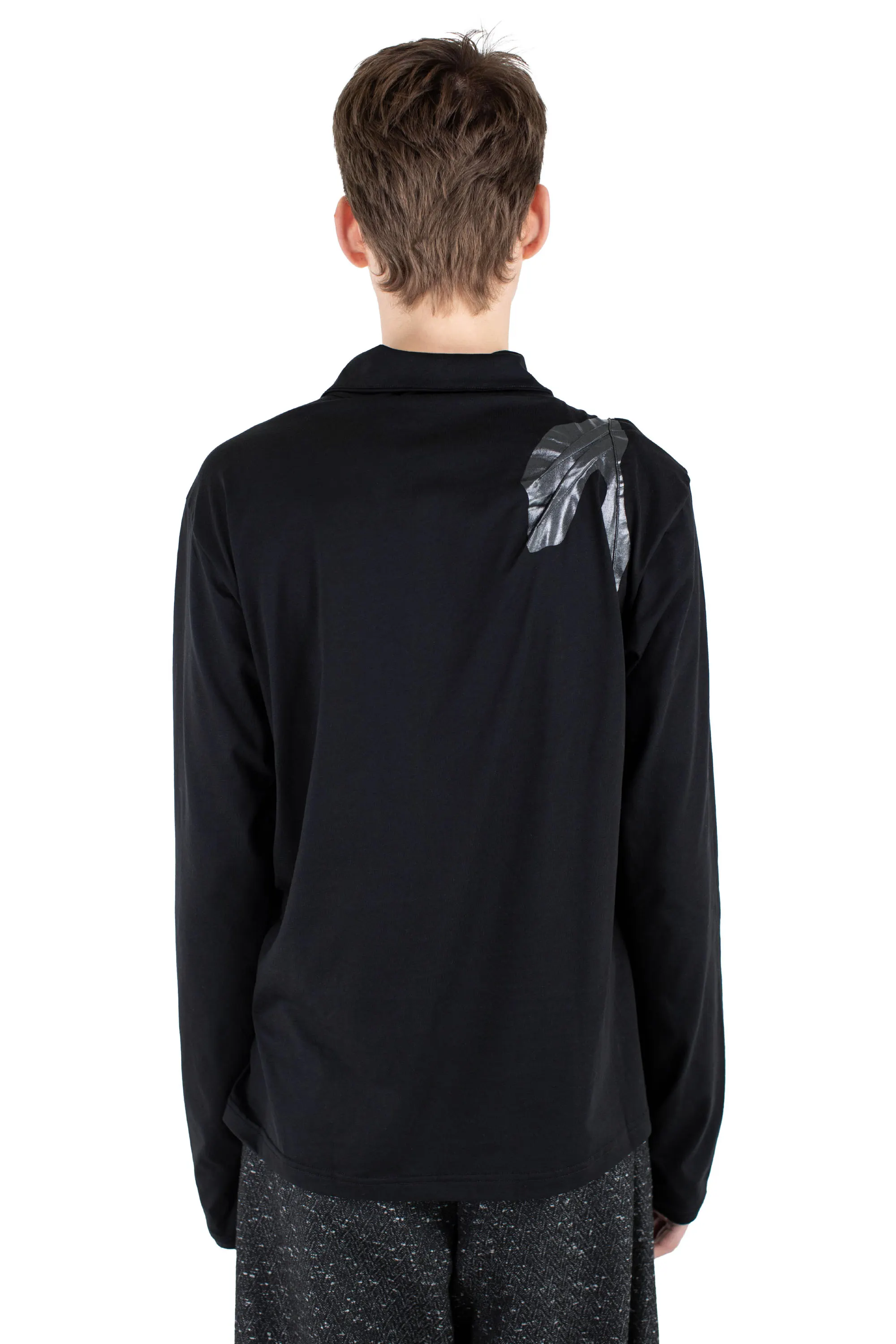 トップス kikokostadinov25ssALECK-DARTJERSEYJACKET ALEC K-DART PULLOVER - BLACK – KIKO KOSTADINOV