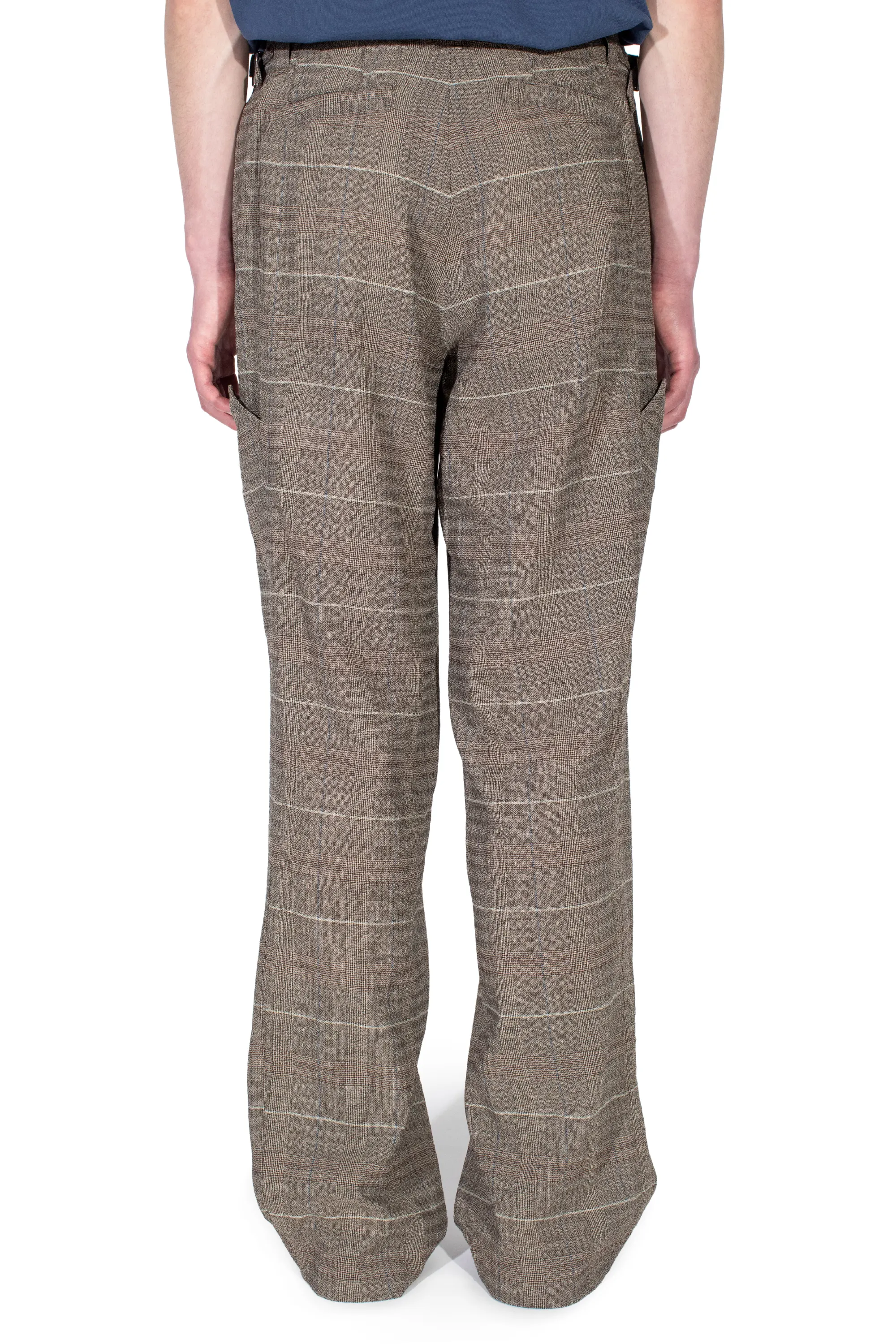 KIKO KOSTADINOV ANDRAS FORMAL TROUSER - TAUPE CHECK