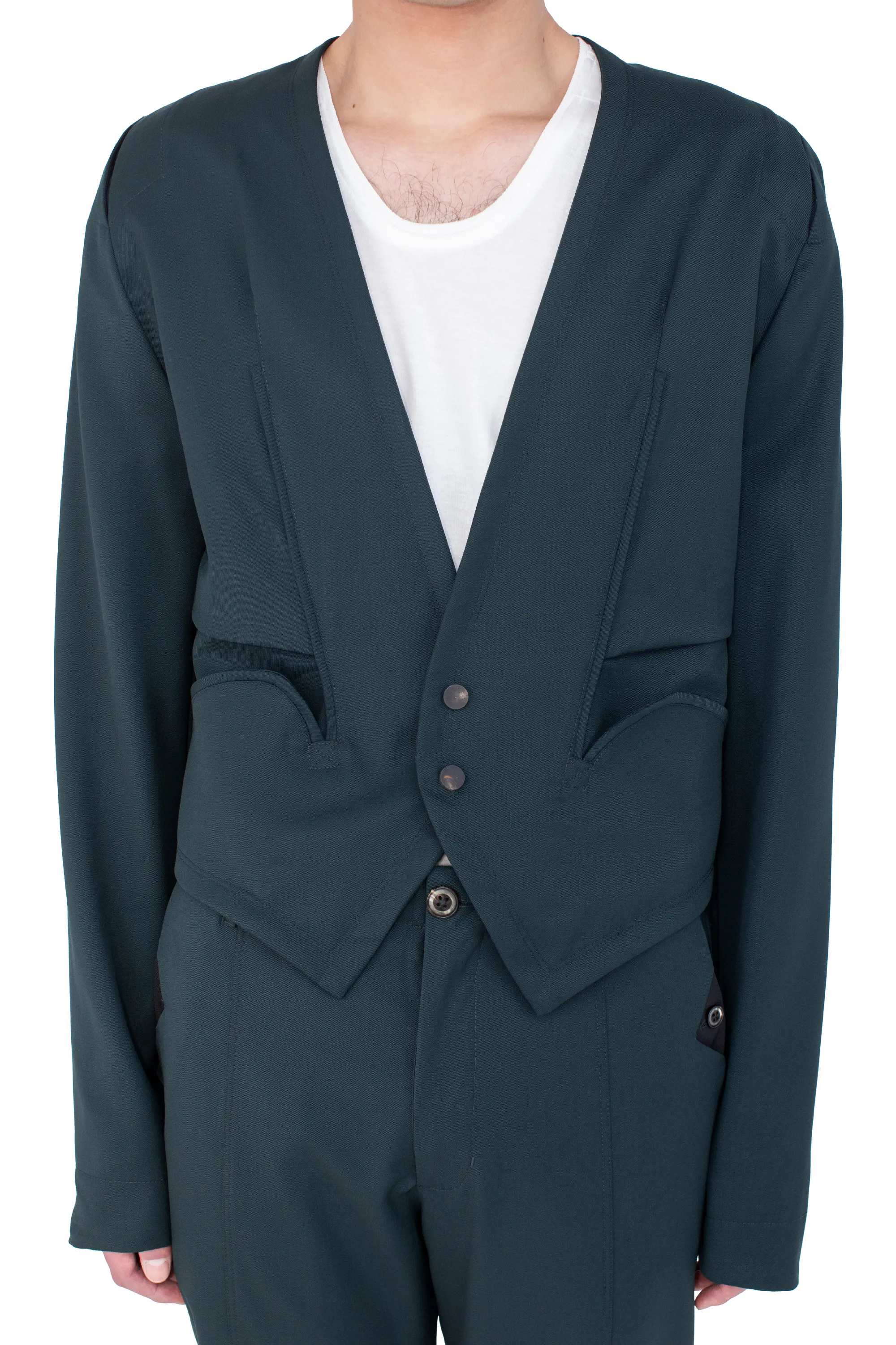KIKO KOSTADINOV ANDRAS TAILORED JACKET - SCARAB