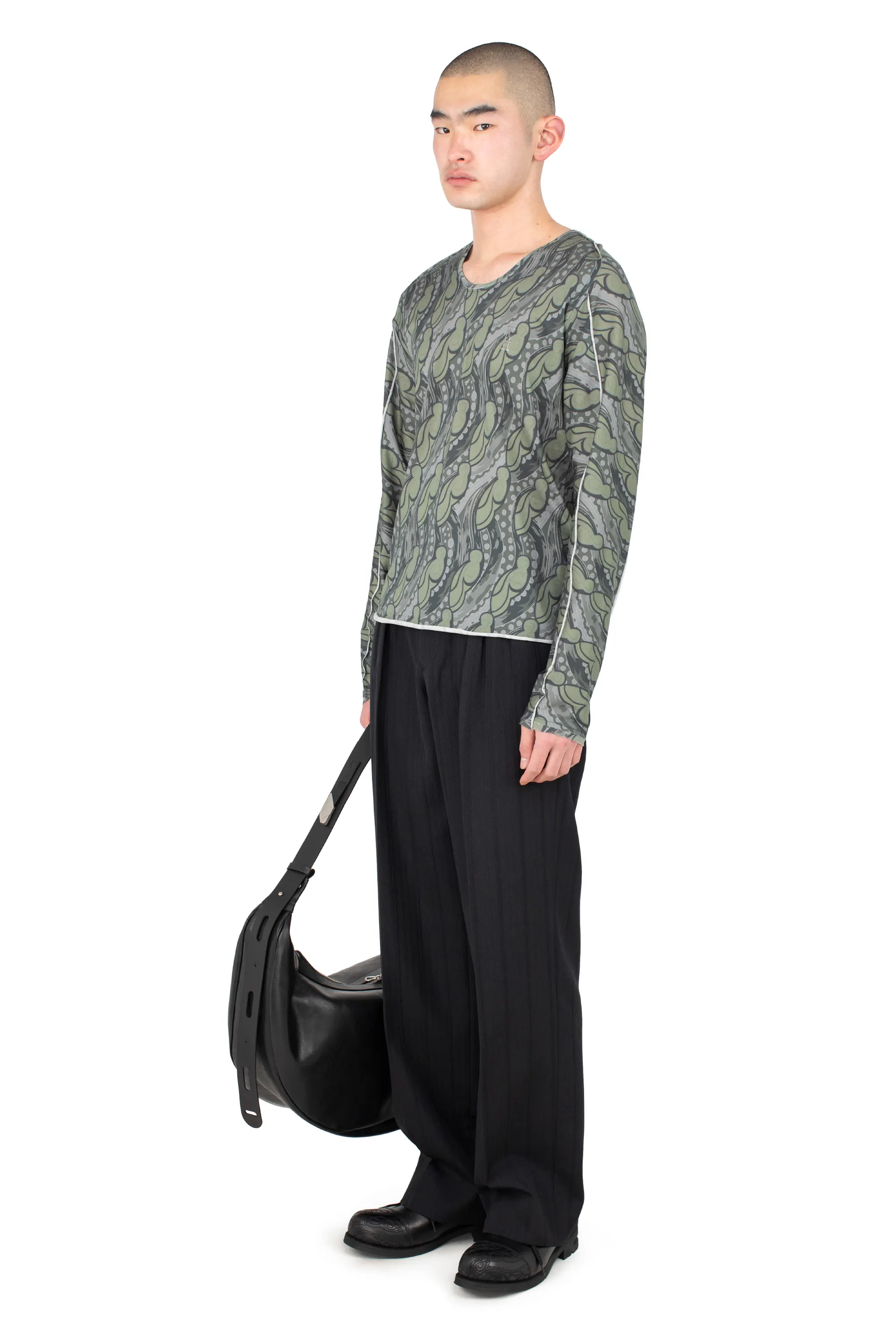 KIKO KOSTADINOV ASTRO LONG SLEEVE TOP - SAGE