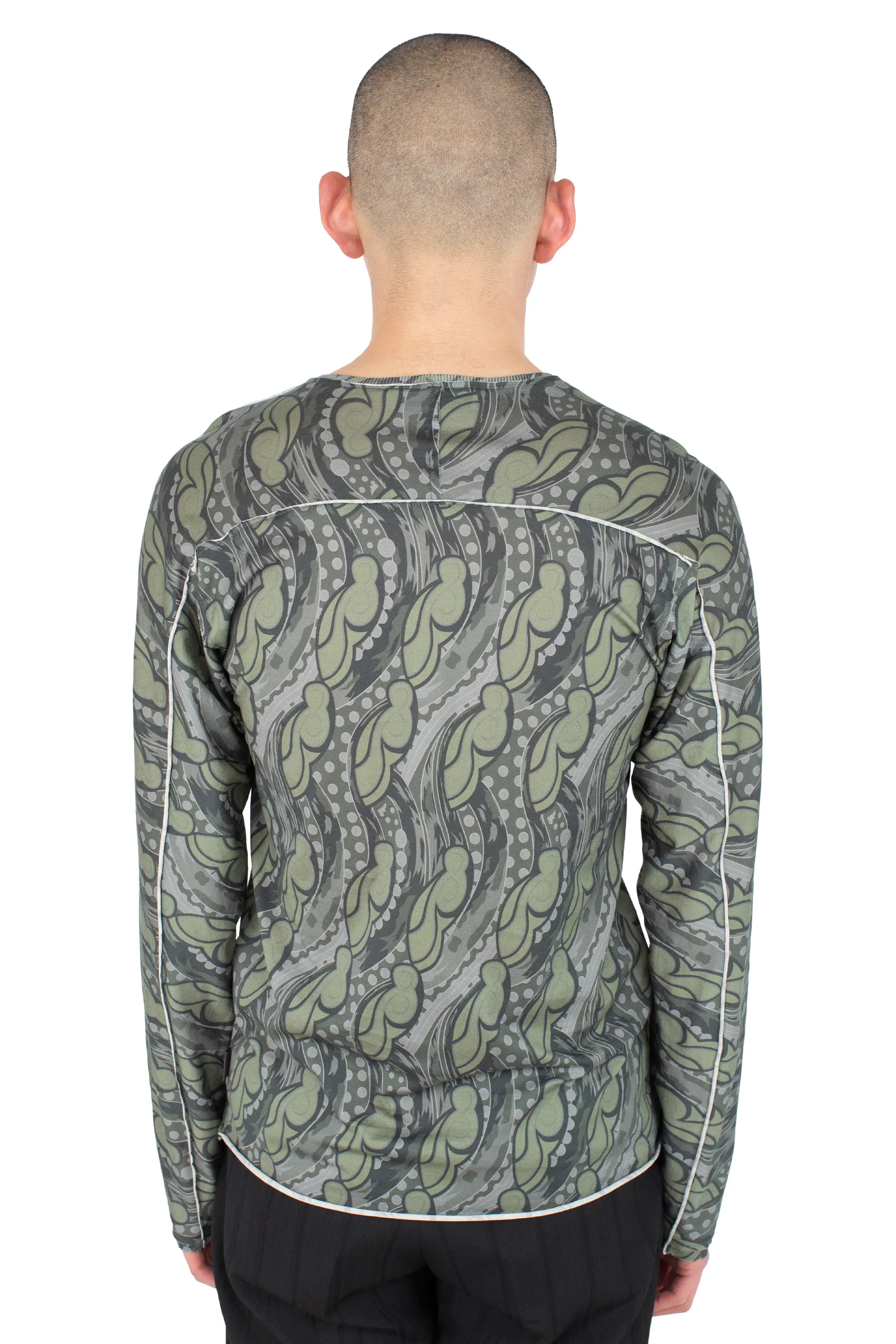 KIKO KOSTADINOV ASTRO LONG SLEEVE TOP - SAGE