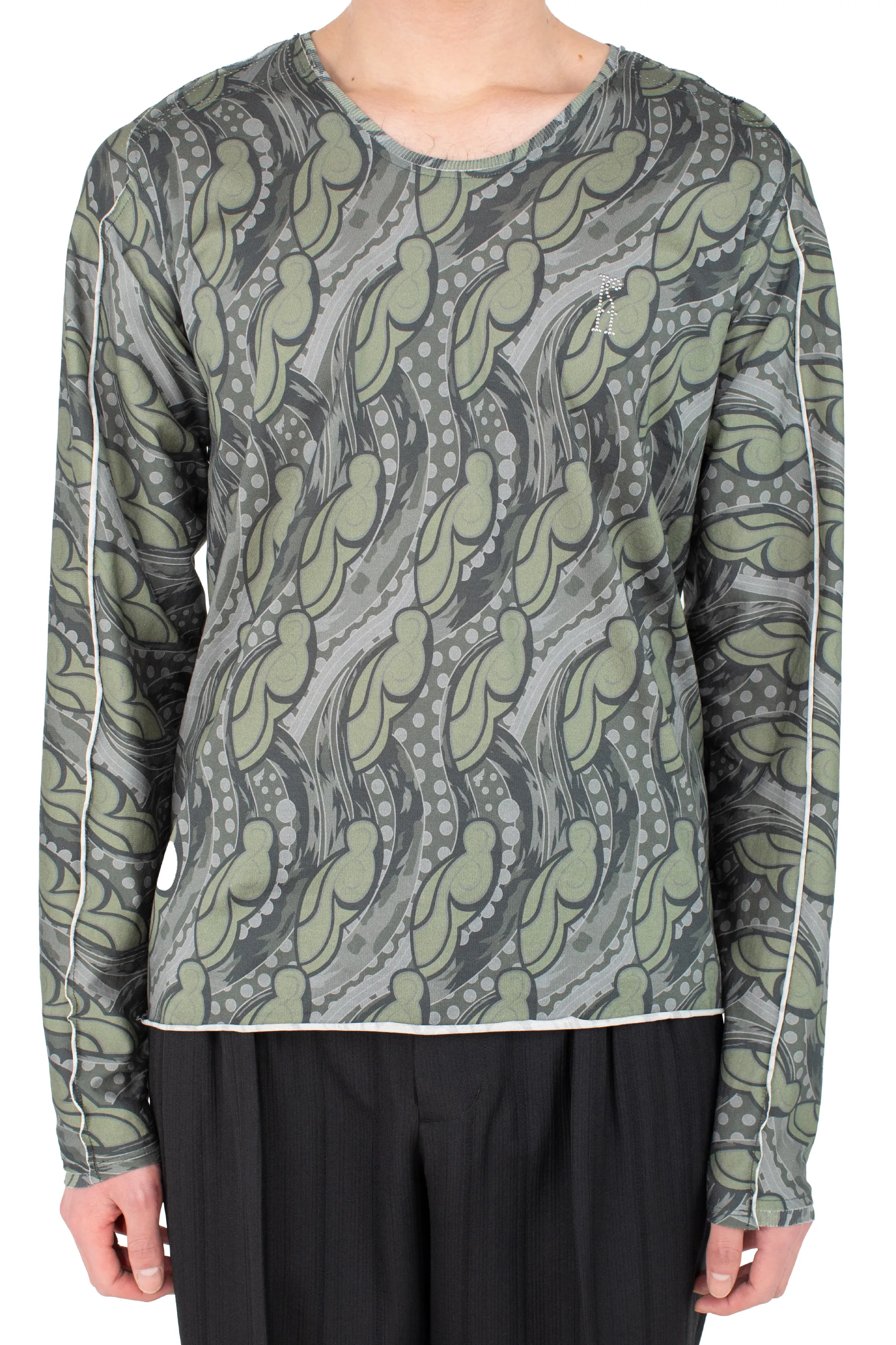 KIKO KOSTADINOV ASTRO LONG SLEEVE TOP - SAGE