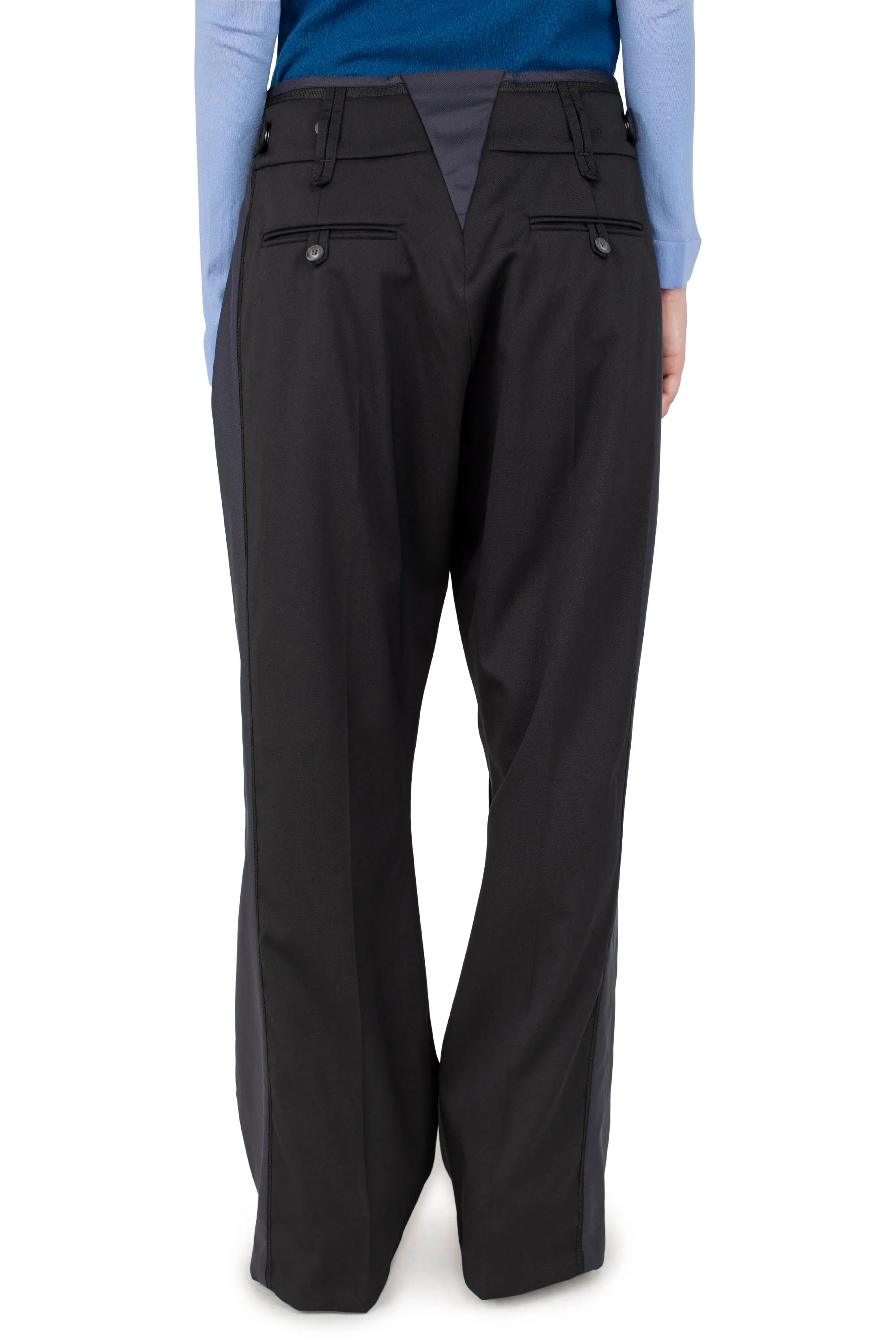 KIKO KOSTADINOV CAUDA PLEATED TROUSER - NIGHT BLACK