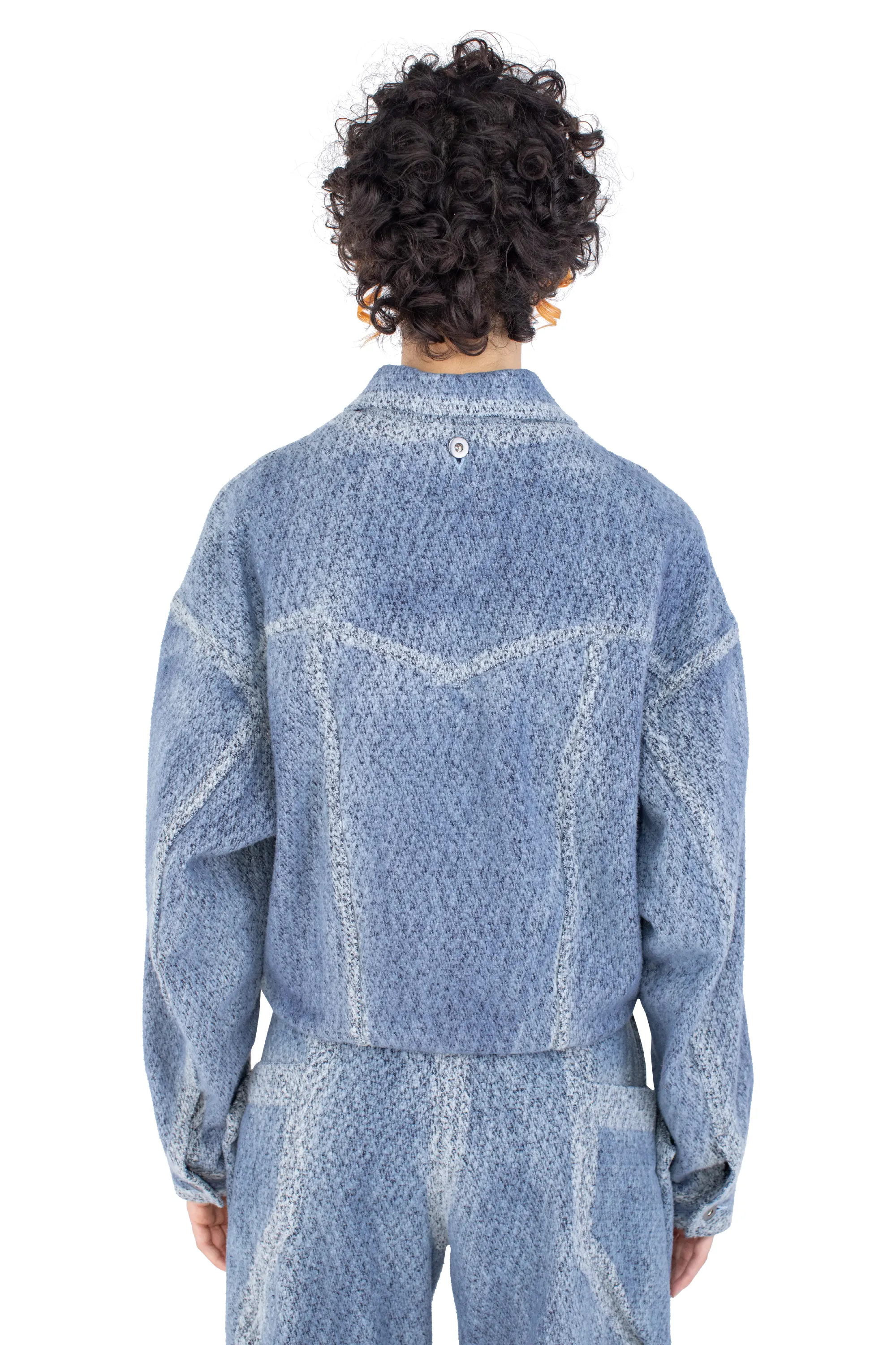 KIKO KOSTADINOV CENTENNIAL DENIM JACKET - INDIGO & WHITE