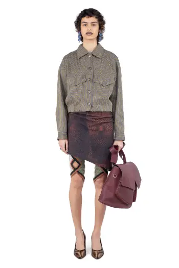 KIKO KOSTADINOV CENTENNIAL JACKET - CHARCOAL & SUNSHINE