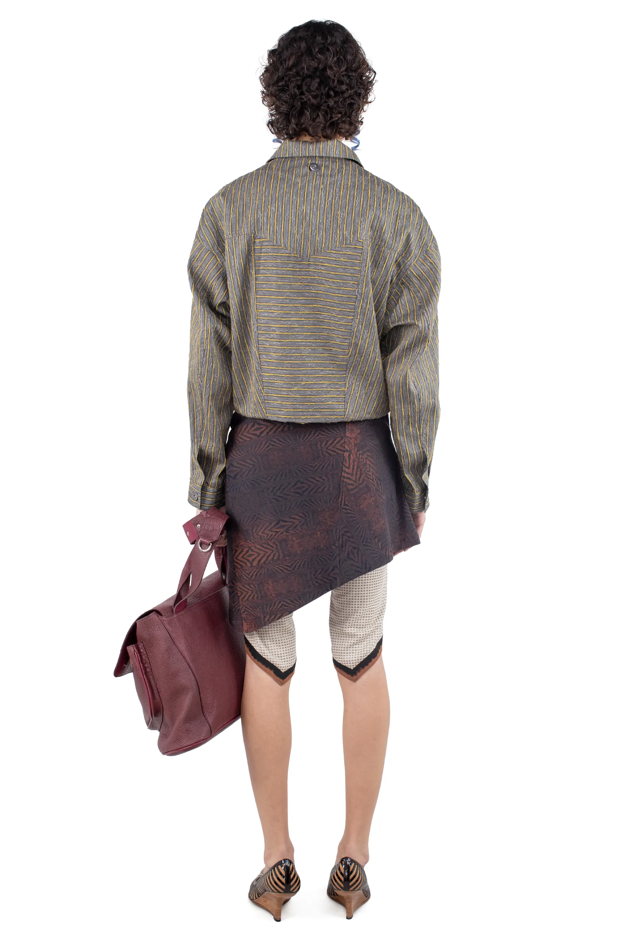 KIKO KOSTADINOV CENTENNIAL JACKET - CHARCOAL & SUNSHINE