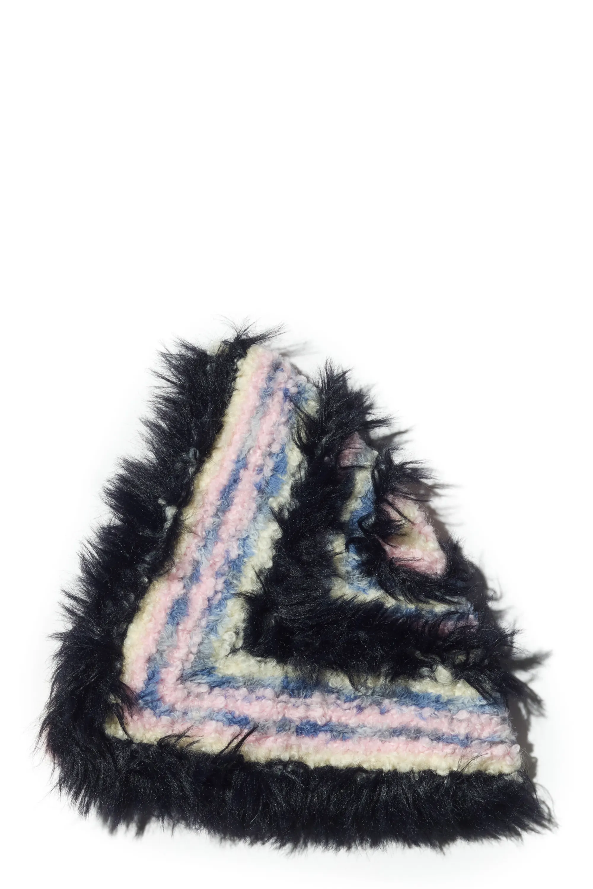 KIKO KOSTADINOV CHEVRON KNIT HAT - SKY BLUE