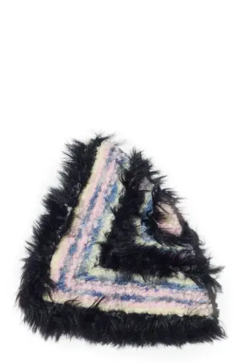 KIKO KOSTADINOV CHEVRON KNIT HAT - SKY BLUE