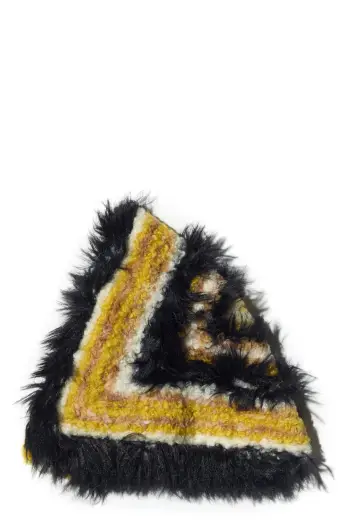 KIKO KOSTADINOV CHEVRON KNIT HAT - SUNSHINE YELLOW