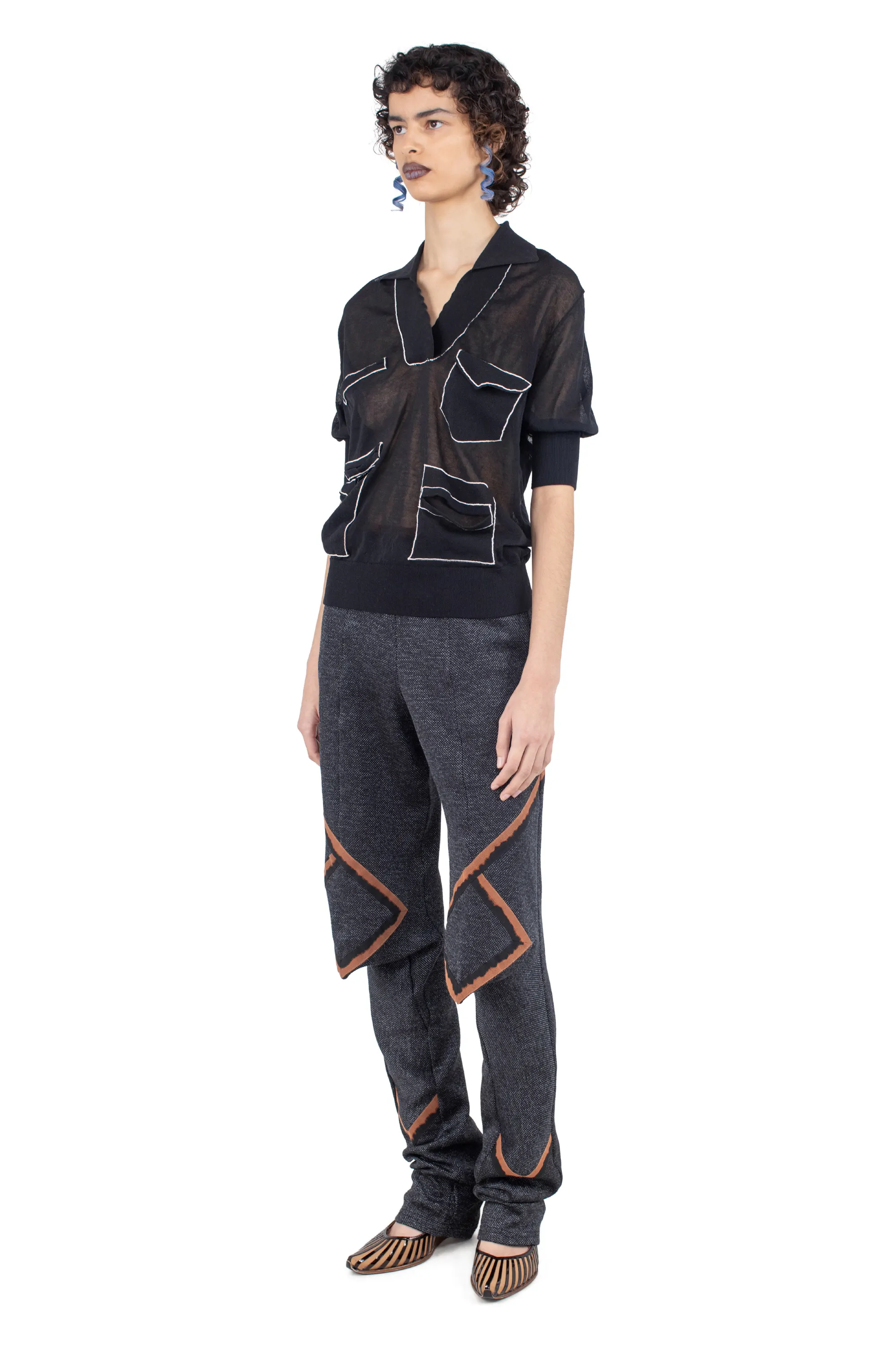 KIKO KOSTADINOV COMPASS JERSEY TROUSER - ABYSS BLACK