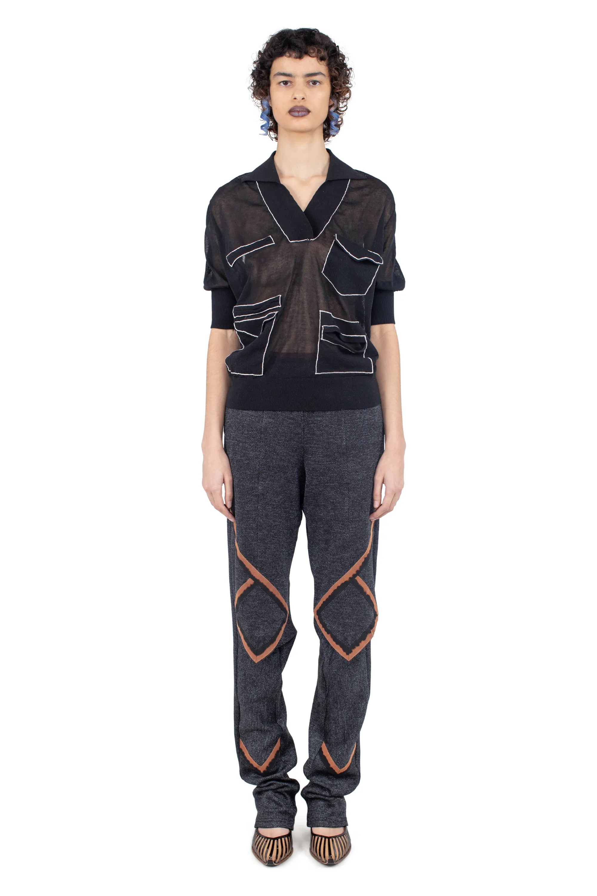 KIKO KOSTADINOV COMPASS JERSEY TROUSER - ABYSS BLACK