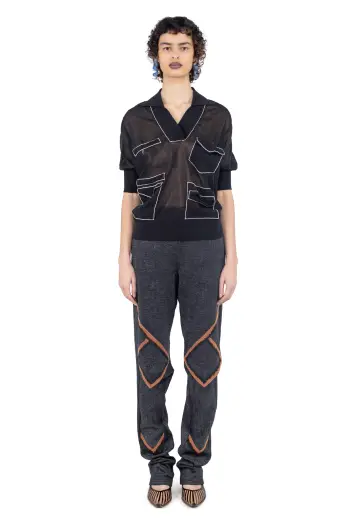 KIKO KOSTADINOV COMPASS JERSEY TROUSER - ABYSS BLACK