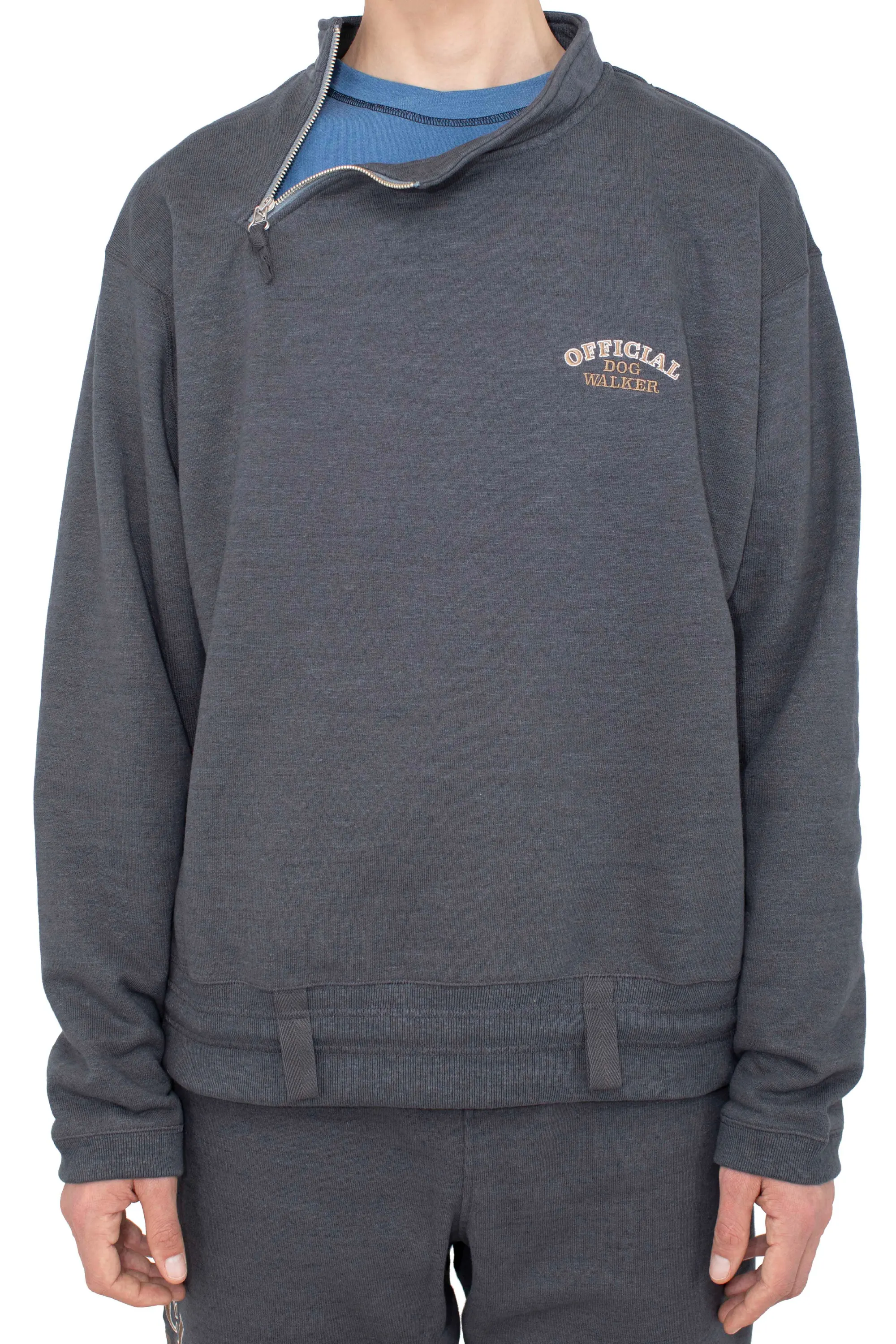 KIKO KOSTADINOV DANTE DOG WALKER SWEATER - GREY