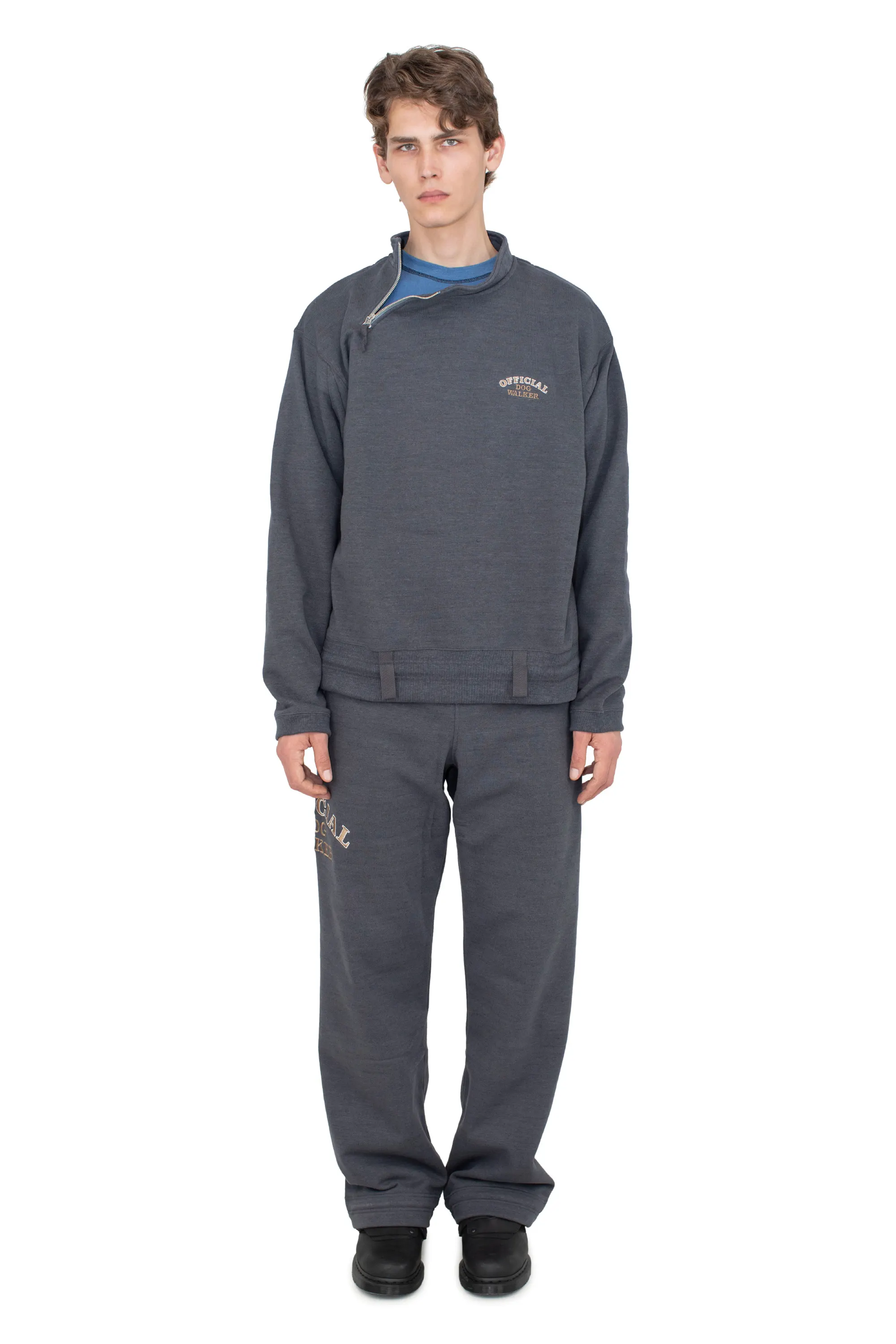 KIKO KOSTADINOV DANTE DOG WALKER SWEATER - GREY
