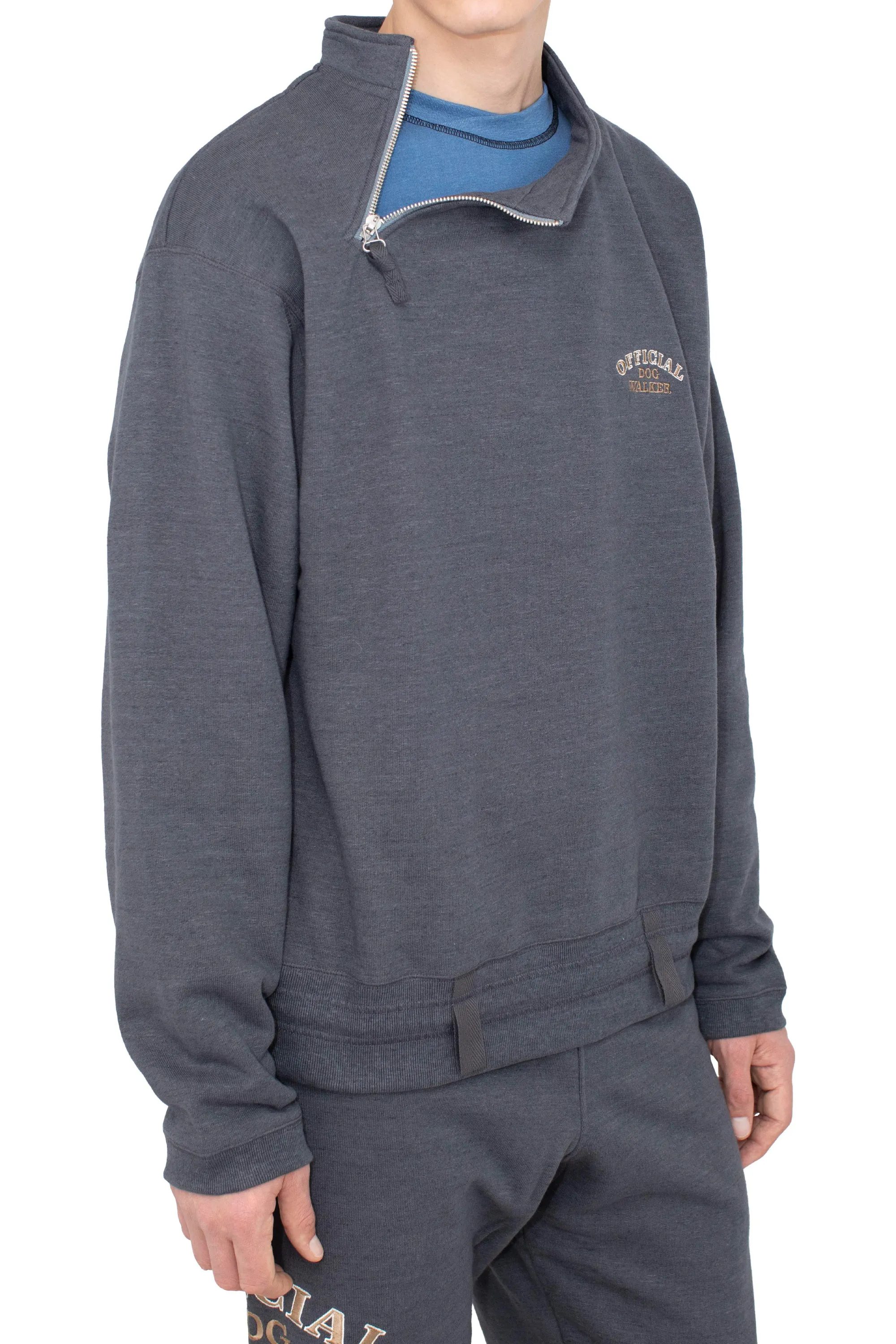 KIKO KOSTADINOV DANTE DOG WALKER SWEATER - GREY